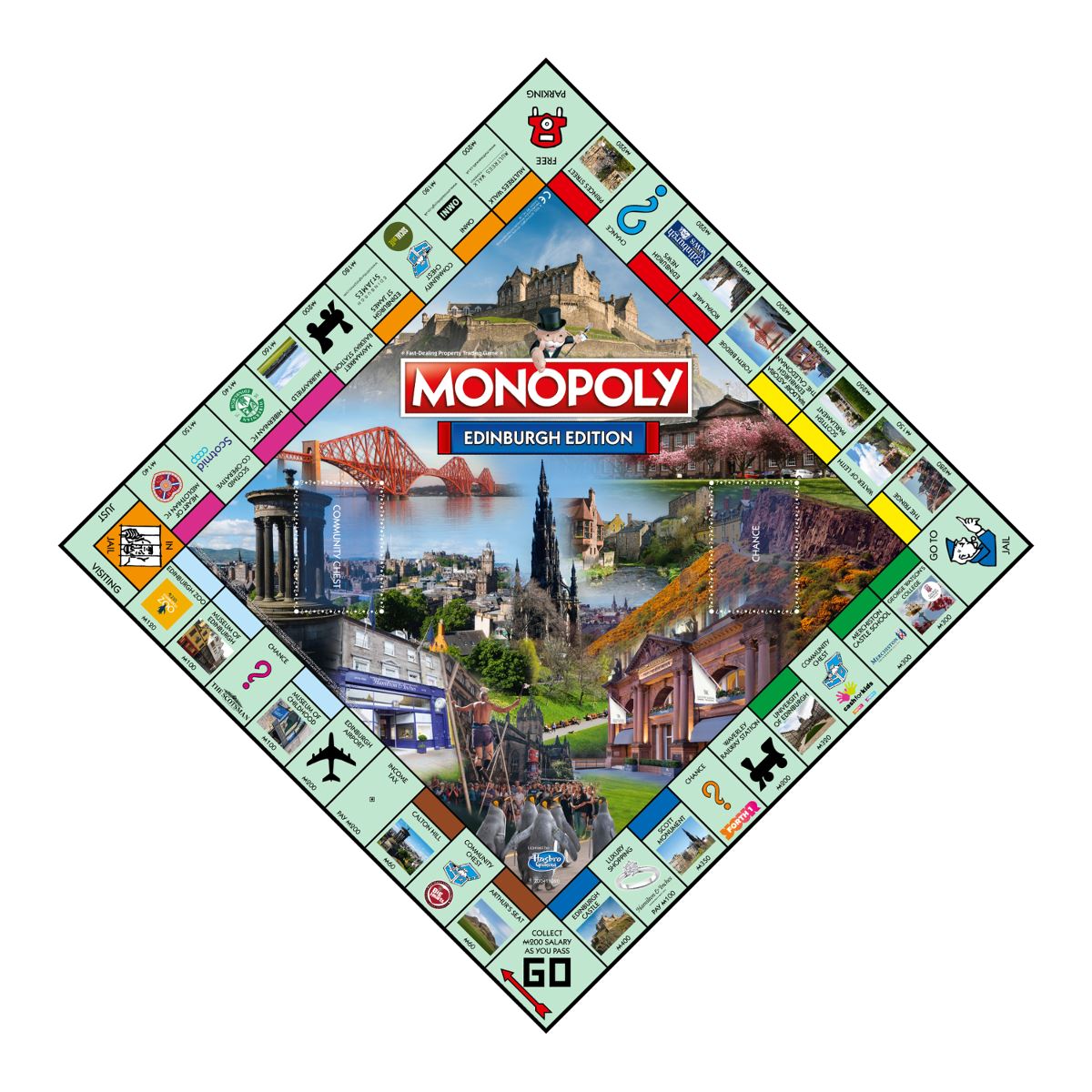 Edinburgh City Monopoly Board Game New 2018 Release 5036905033282 eBay