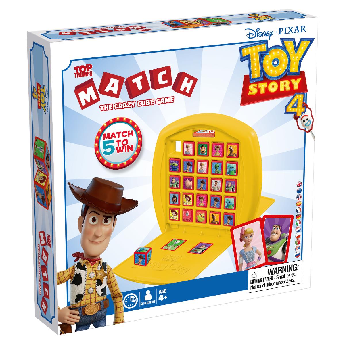 Toy Story 4 Top Trumps Match The Crazy Cube Game 5036905033428 eBay