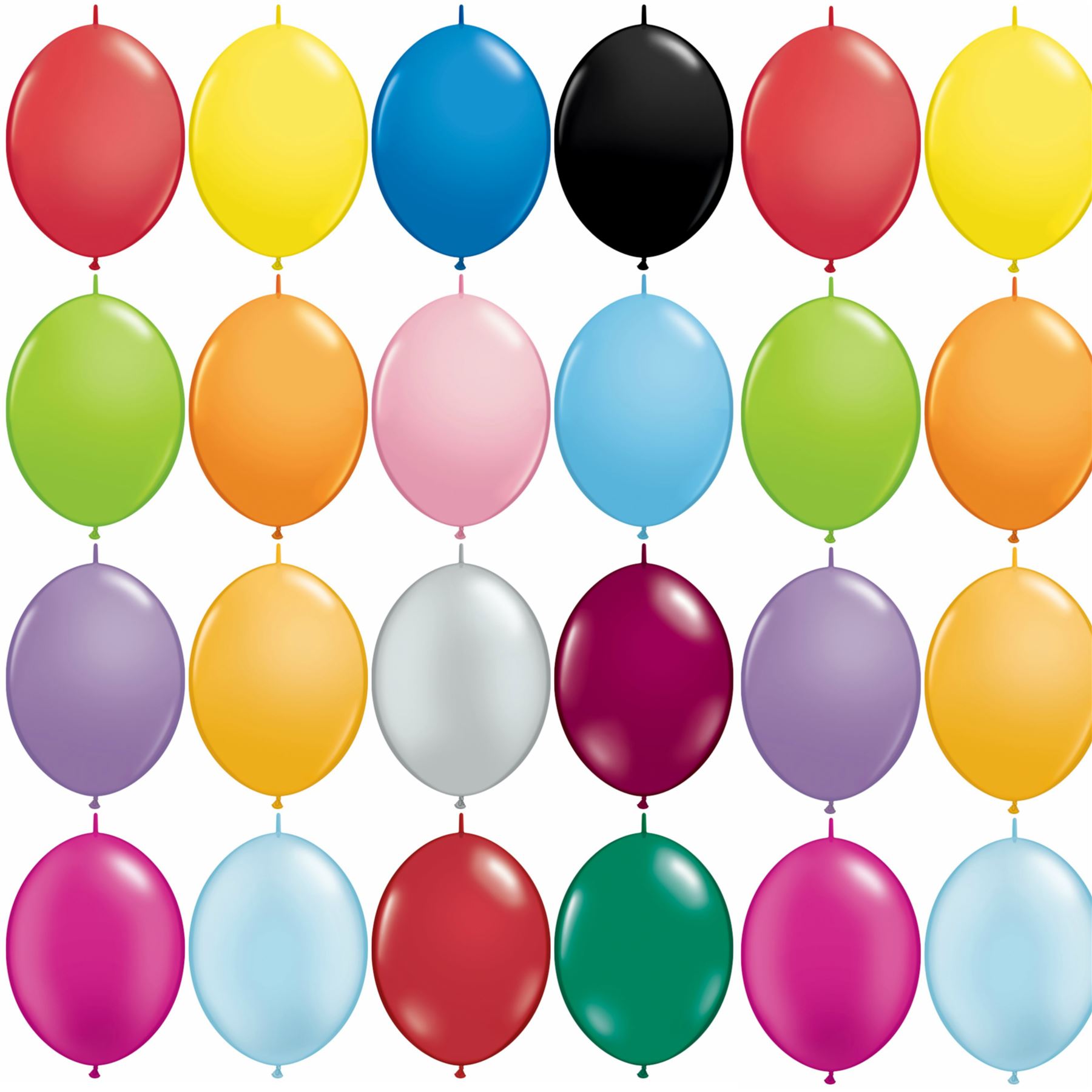 Pack Of 6 Quick Link Qualatex Latex Balloons Home Garden Linking