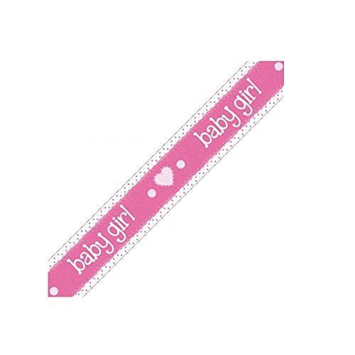 pink baby shower banner girl banners party decorations foil jointed