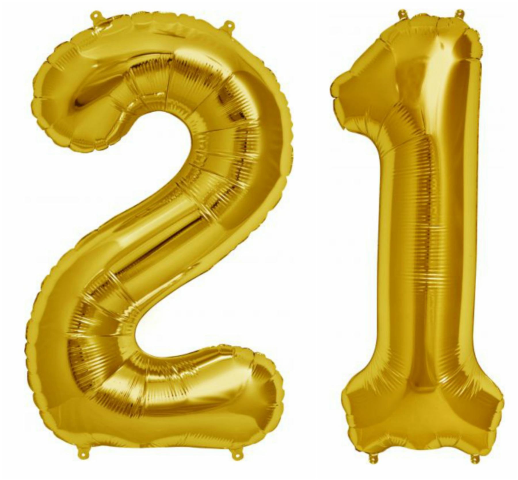 Giant 21st Birthday Party Number 21 Foil Balloon Helium Air Decoration