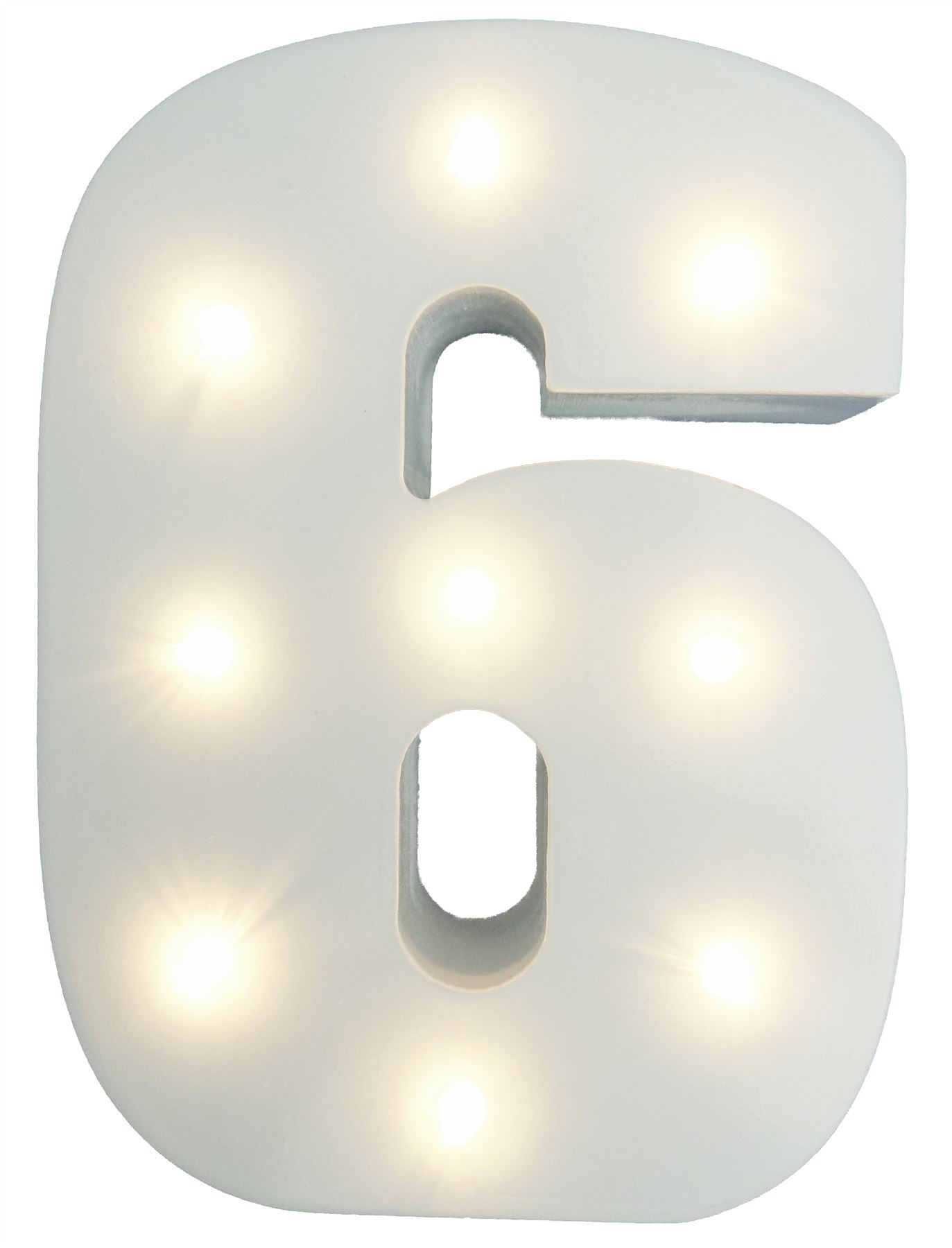 LED Free Standing Light Up Numbers 09 Party Birthday Decoration Gift eBay
