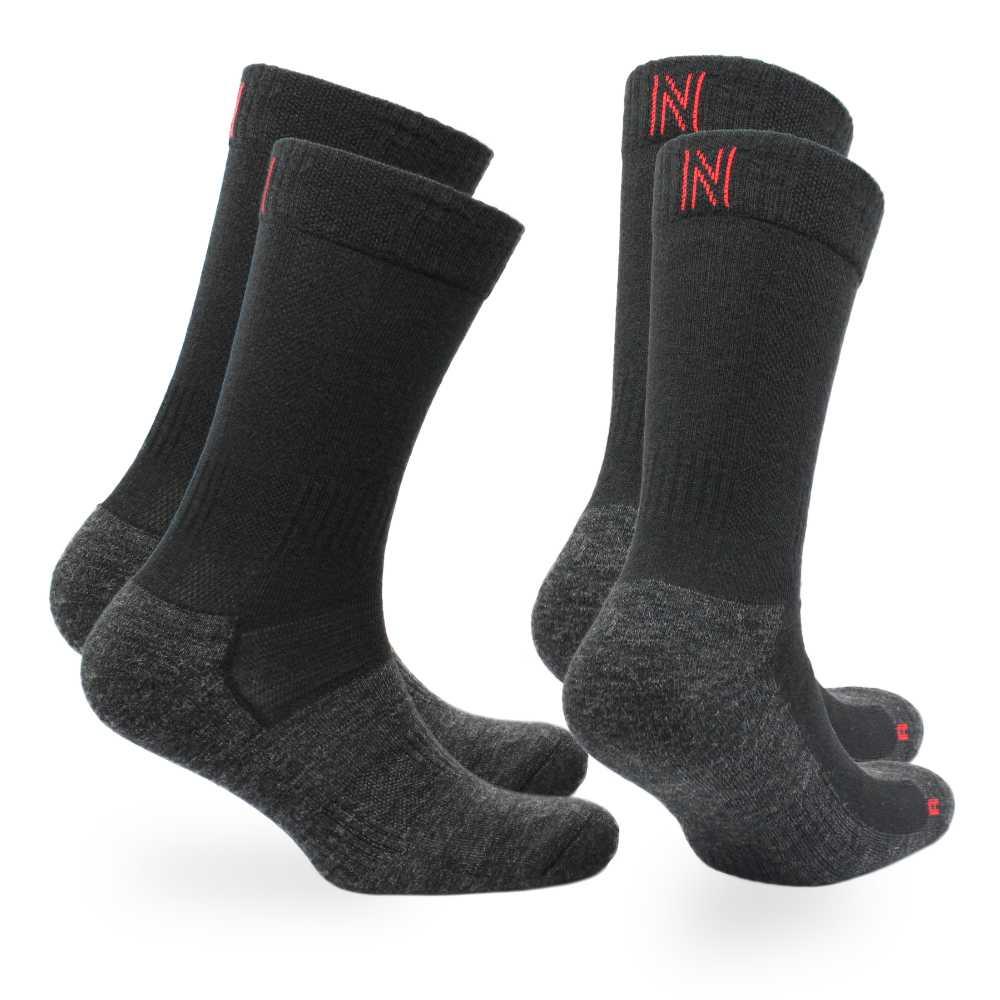 Norfolk Mens Merino Wool 2 Pairs Walking Hiking Trekking Outdoor Warm Socks - Picture 2 of 7