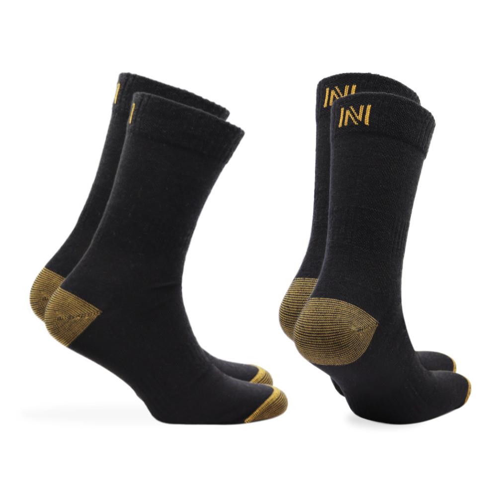Calcetines para caminar Norfolk Sheldon cobre lana merino 2pp ligeros tripulación - Imagen 2 de 2