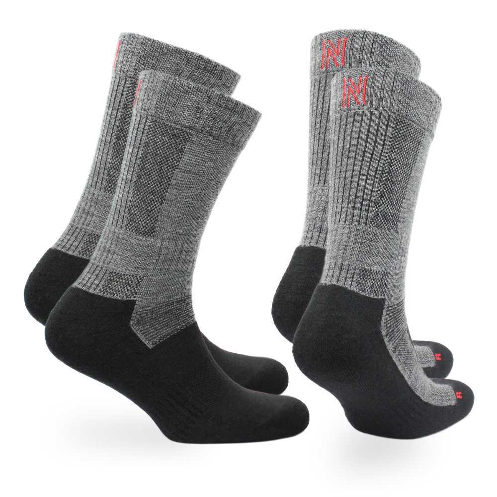 Norfolk Mens Merino Wool 2 Pairs Walking Hiking Trekking Outdoor Warm Socks - Picture 5 of 7