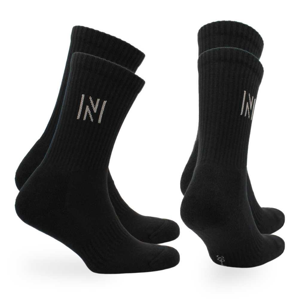 Norfolk 2 Pair Pack Cotton Sports Socks with Zoned Cushioning - Picture 2 of 4