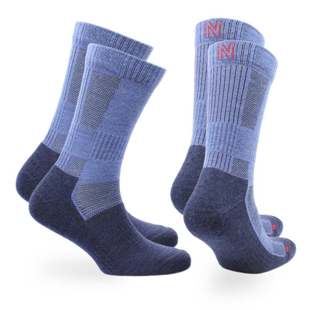 Norfolk Mens Merino Wool 2 Pairs Walking Hiking Trekking Outdoor Warm Socks - Picture 6 of 7