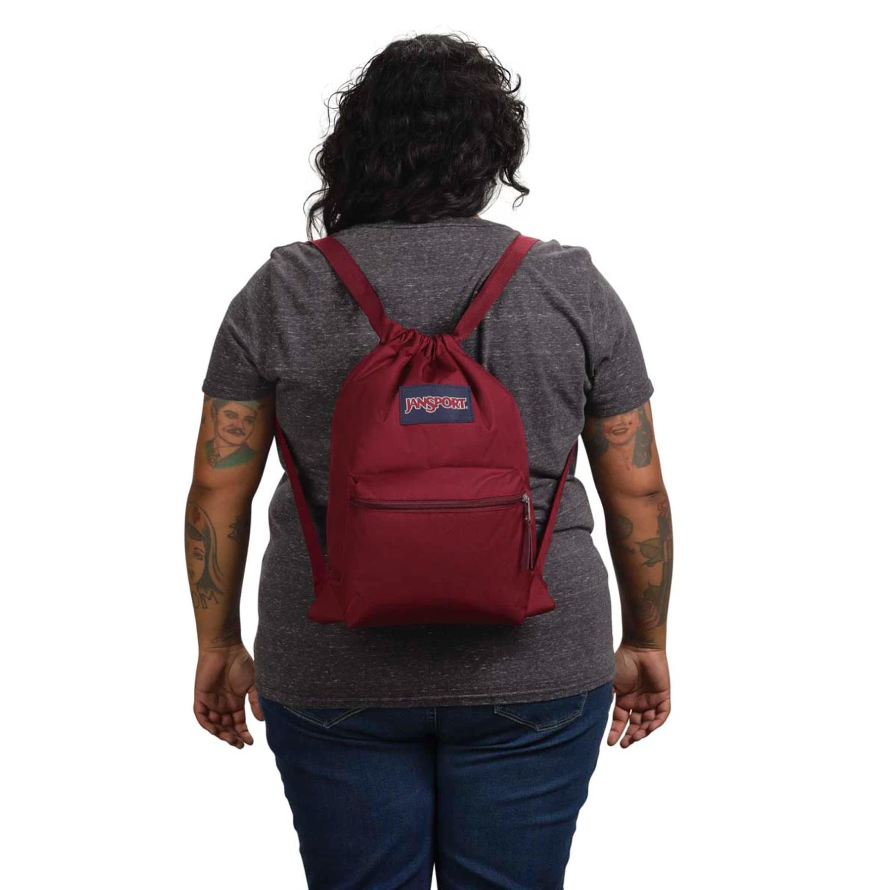 Jansport Drawsack Gym Bag Style Backpack Drawstring Sports Bag - Picture 13 of 13