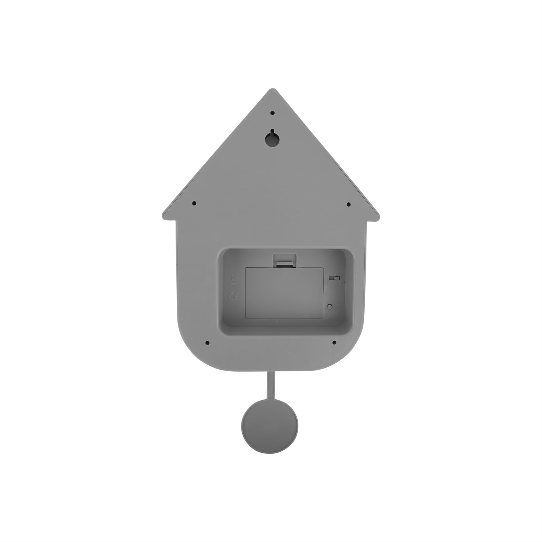 Karlsson Modern Cuckoo Wall Clock Minimalist Bird Sound Working Cuckoo