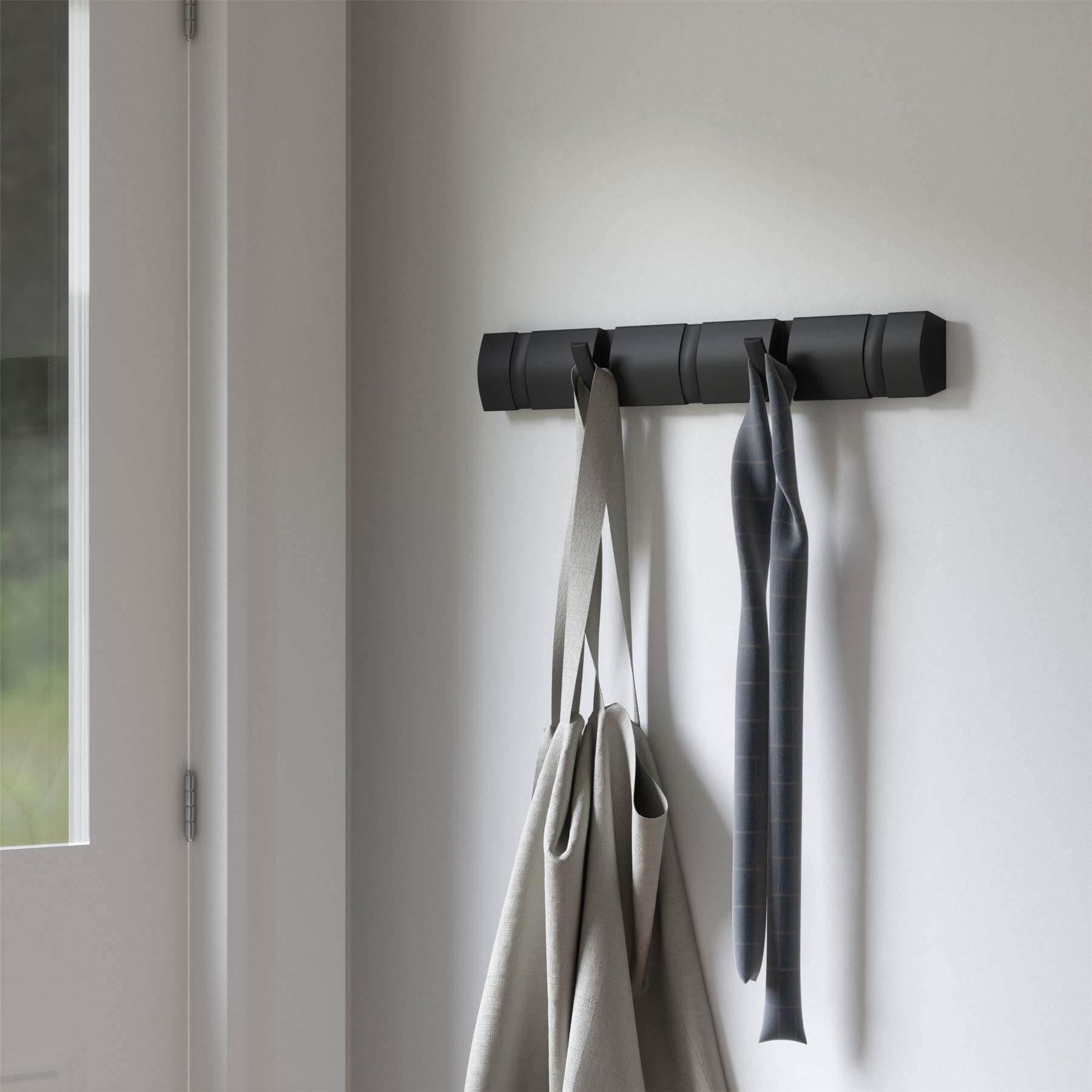 Umbra Flip 3/5/8 Hooks Coat Clothes Holder Rack Hook Wall Hanger eBay