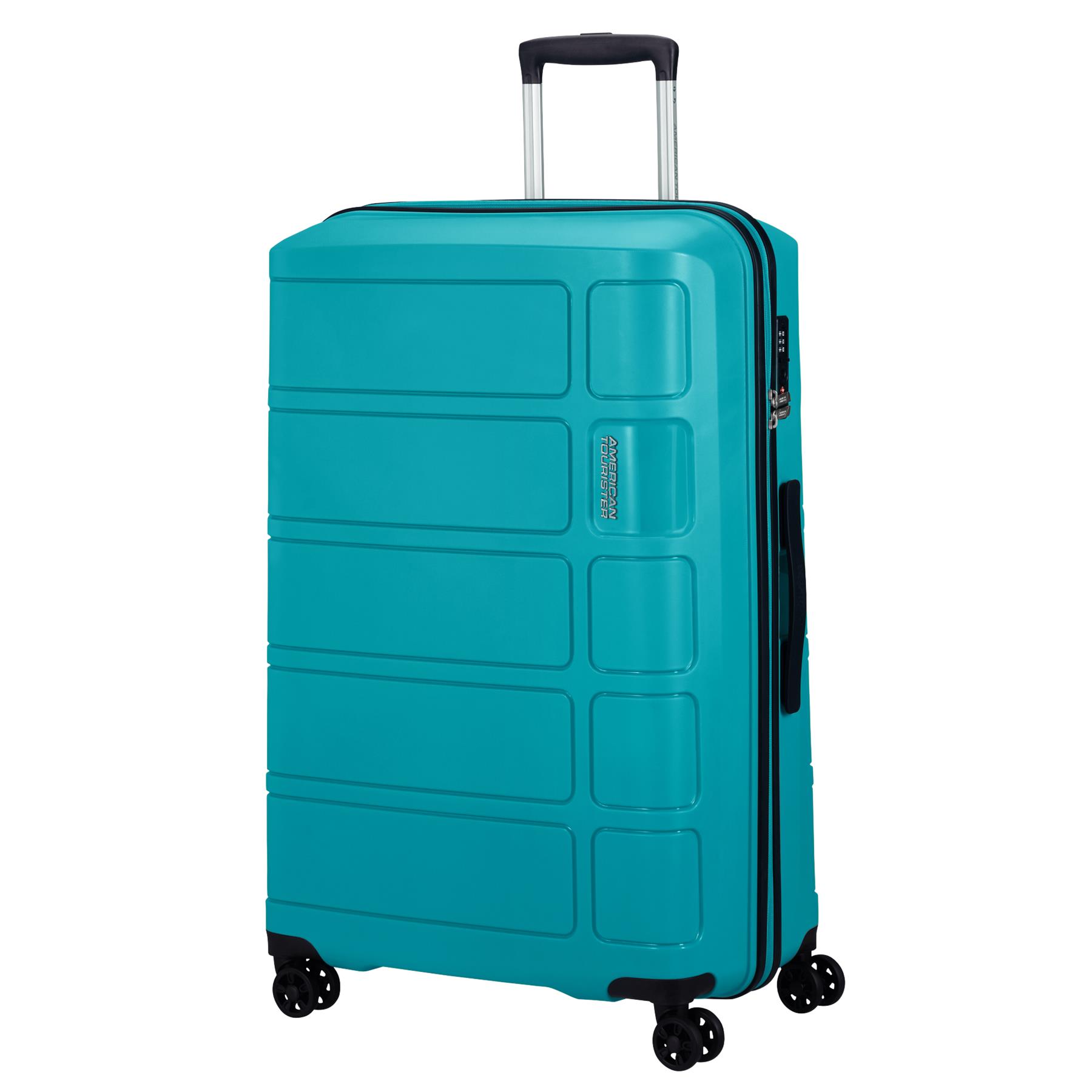 American Tourister Summer Splash Suitcase Hardshell 4 Wheel TSA Lock Luggage - Picture 15 of 53