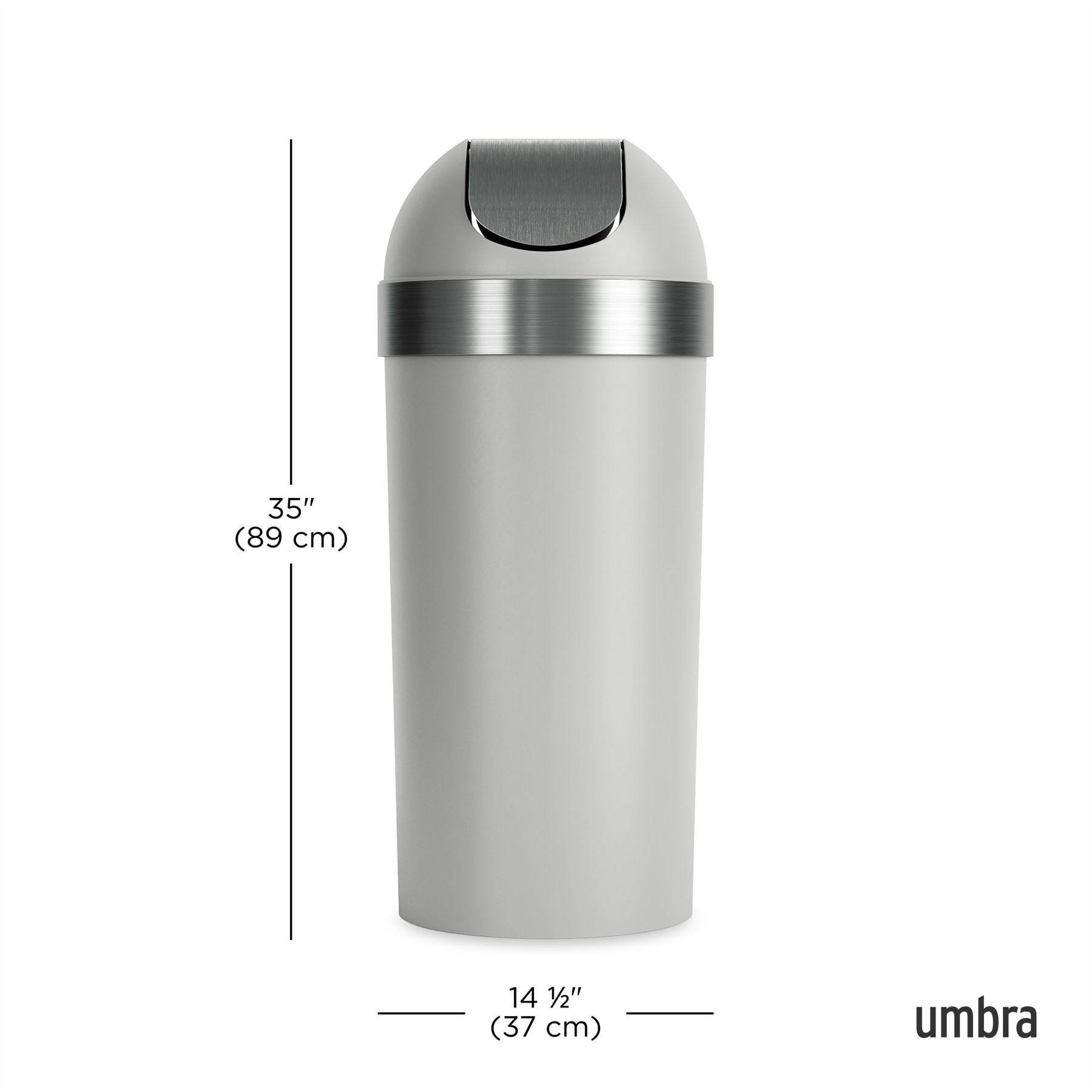 62L Swing Bin Umbra Venti Trash Can Kitchen Waste Swing Bin - Picture 18 of 22