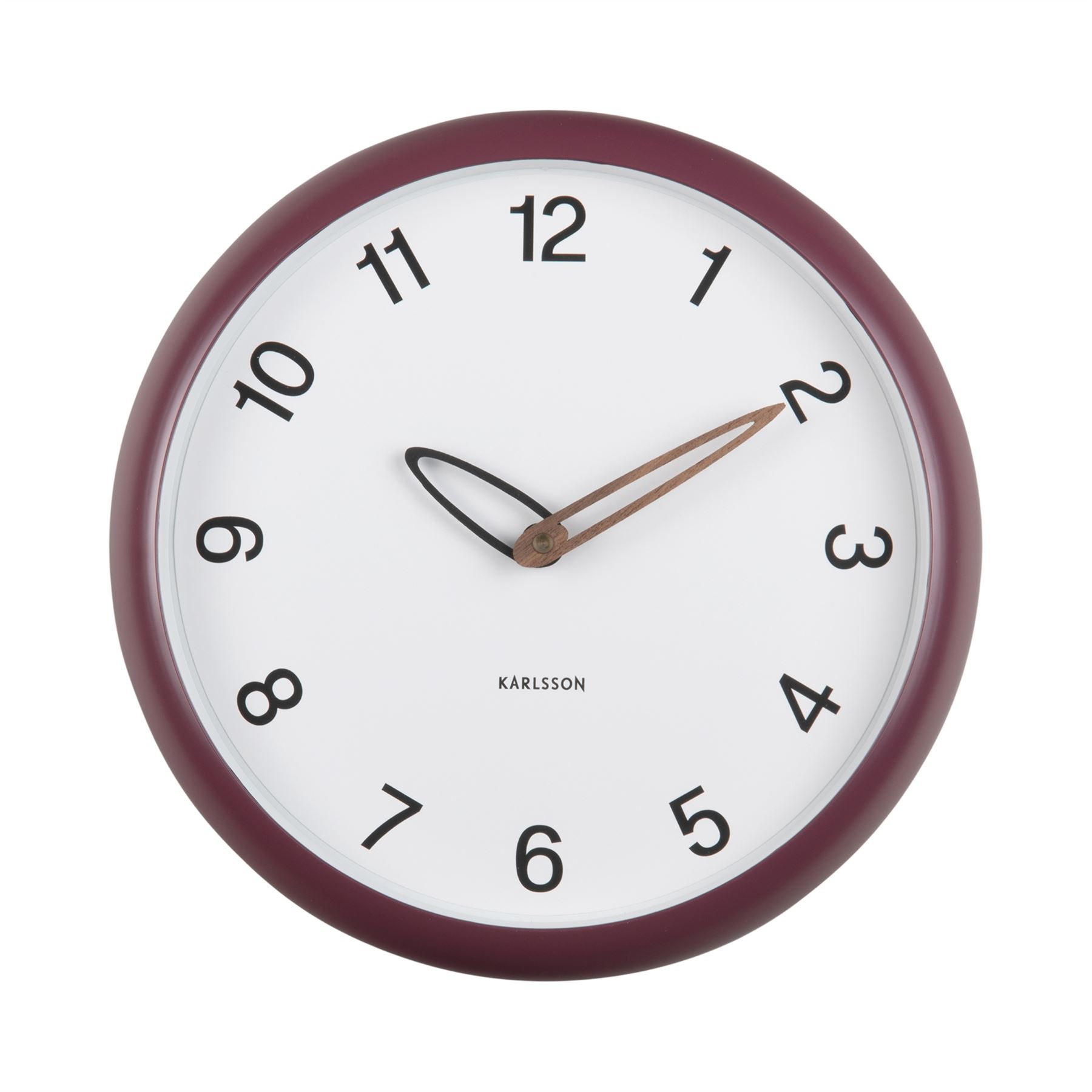 30cm Karlsson Bella Wall Clock Round Silent Non Ticking Wall Clock Home - Picture 11 of 20