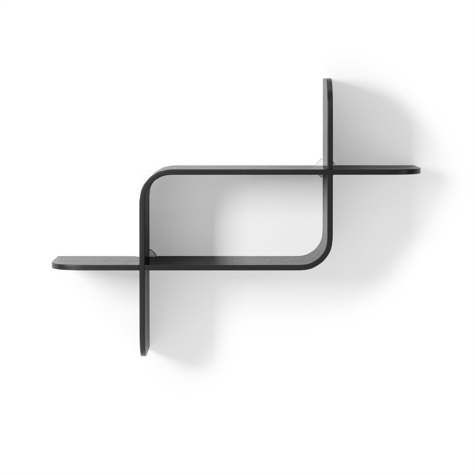 Floating Wall Shelf Umbra Montage Shelf Geometric Wooden Floating Shelf - Picture 4 of 45