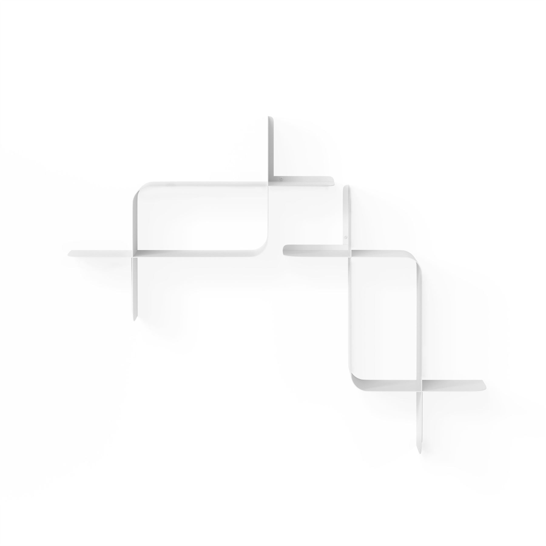 Umbra Montage Metal Shelf 2Pk Display Shelves Geometric Metal Shelves - Picture 20 of 21