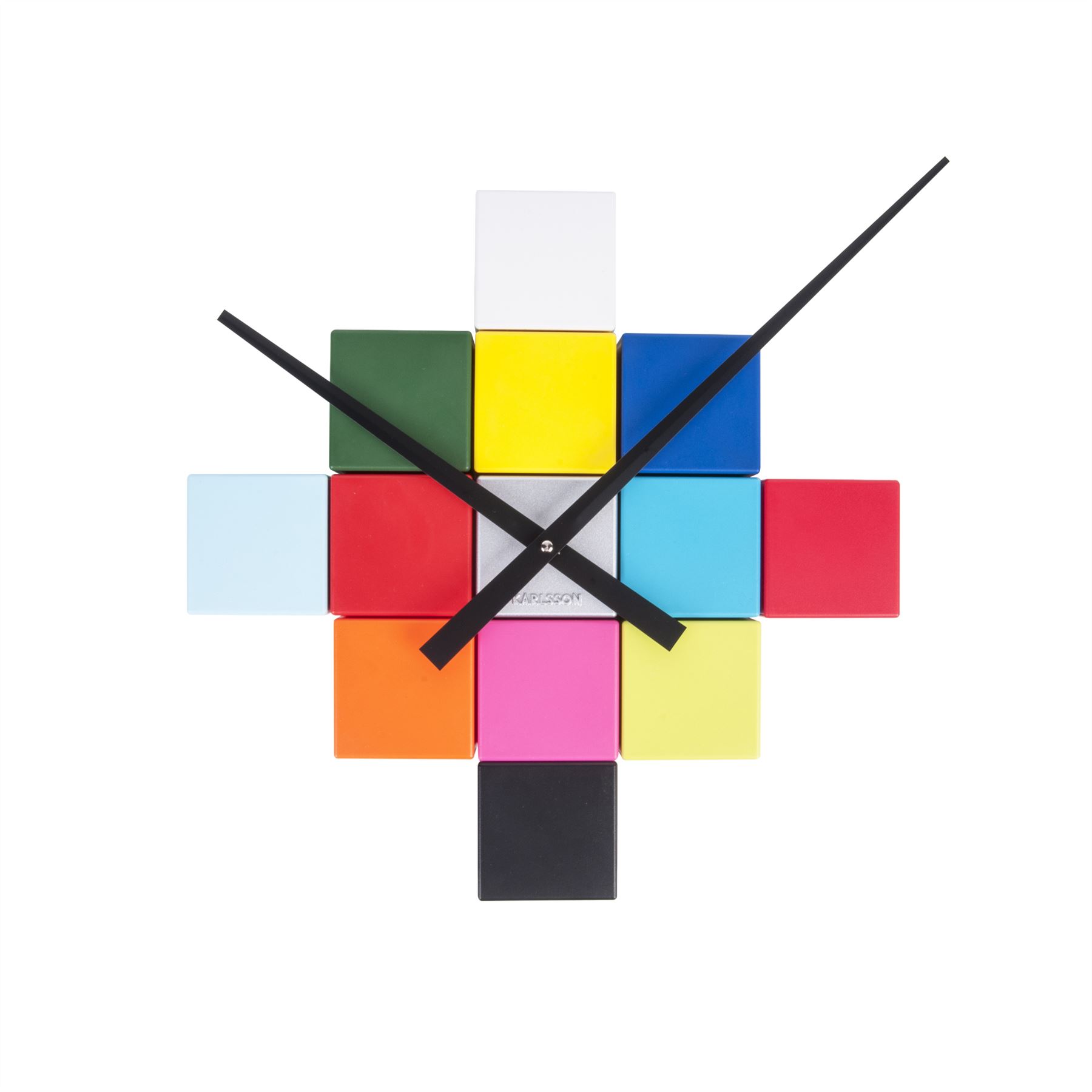 Karlsson DIY Cubic 90cm Wall Clock Modern Custom Create A Unique Clock