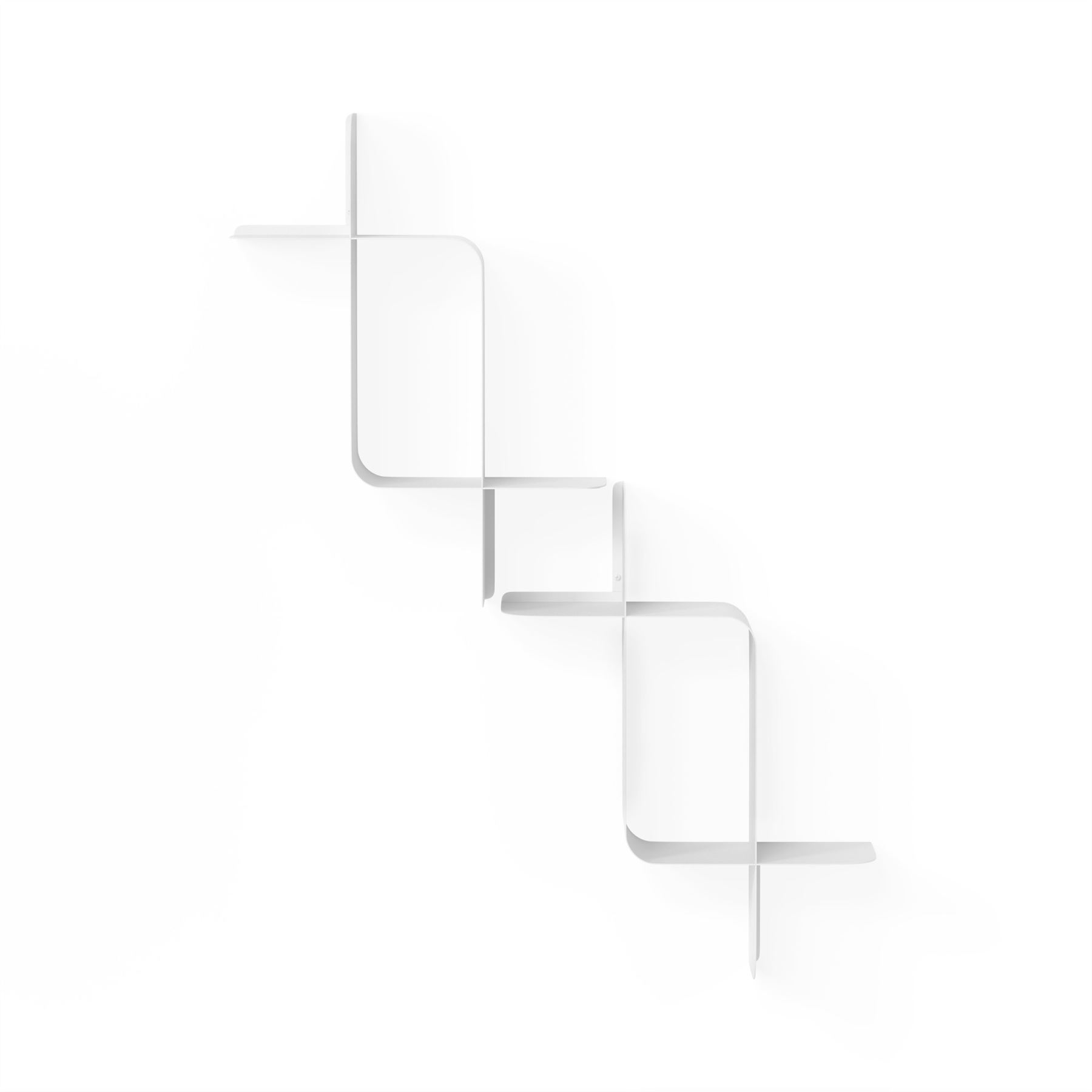 Umbra Montage Metal Shelf 2Pk Display Shelves Geometric Metal Shelves - Picture 13 of 21