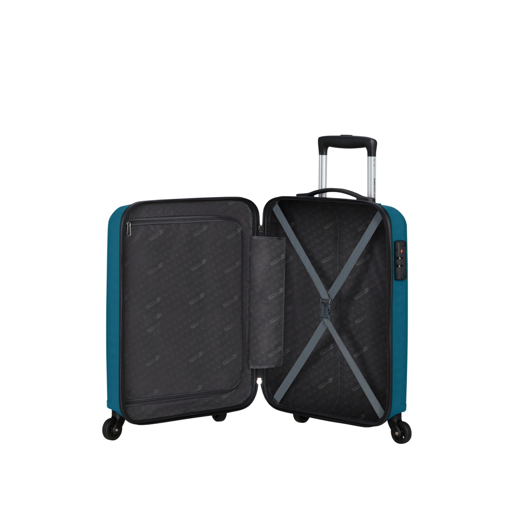 Hardshell Suitcase American Tourister Jetdriver 2.0 Wheeled Spinner Trolley Case - Picture 89 of 98