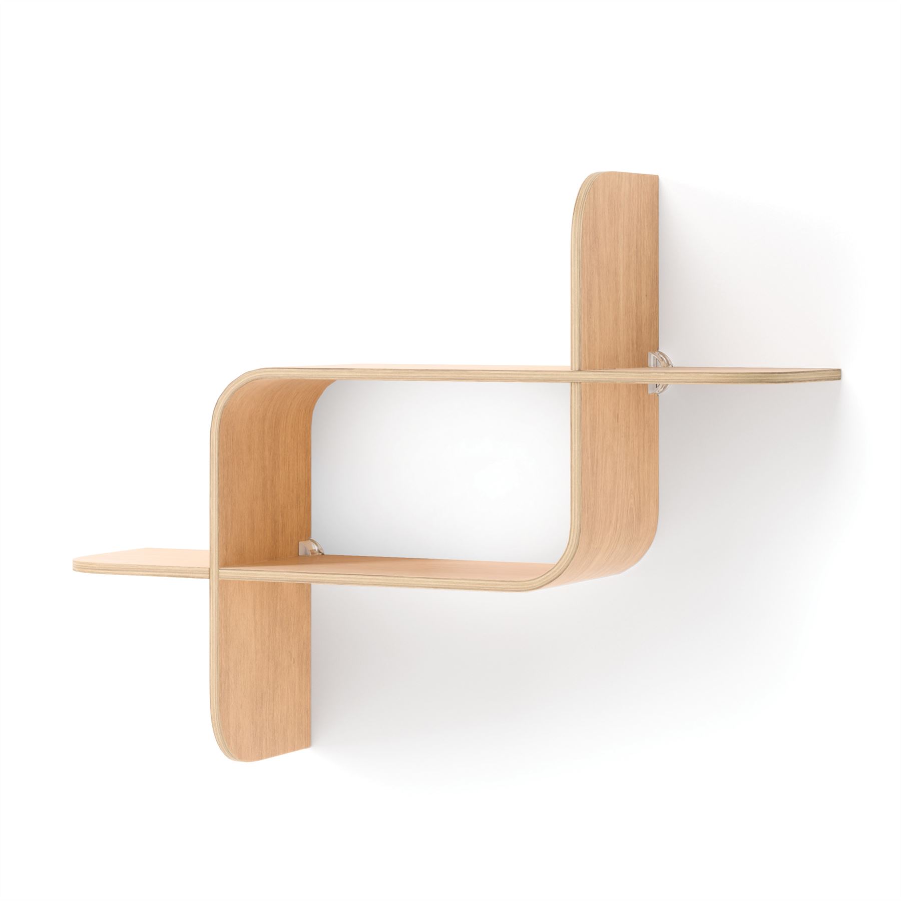 Floating Wall Shelf Umbra Montage Shelf Geometric Wooden Floating Shelf - Picture 25 of 45