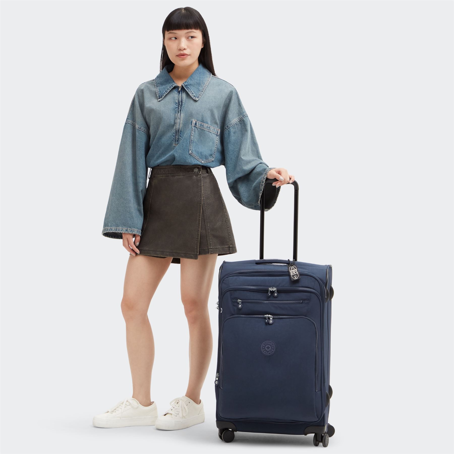 Kipling Youri Spin 4 Wheel Rolling Luggage Lightweight Water Repellent - Picture 40 of 86