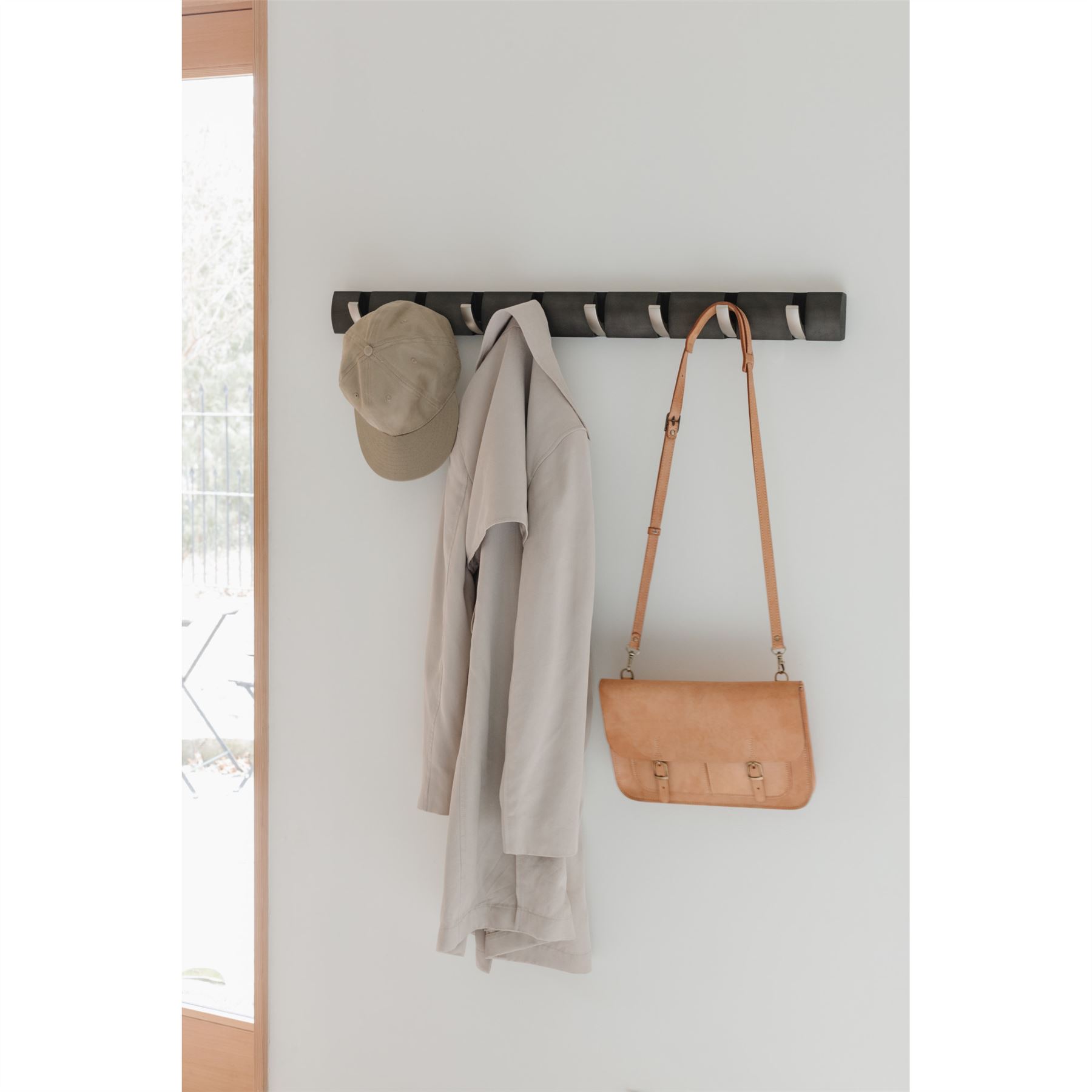 Umbra Flip 3/5/8 Hooks Coat Clothes Holder Rack Hook Wall Hanger eBay