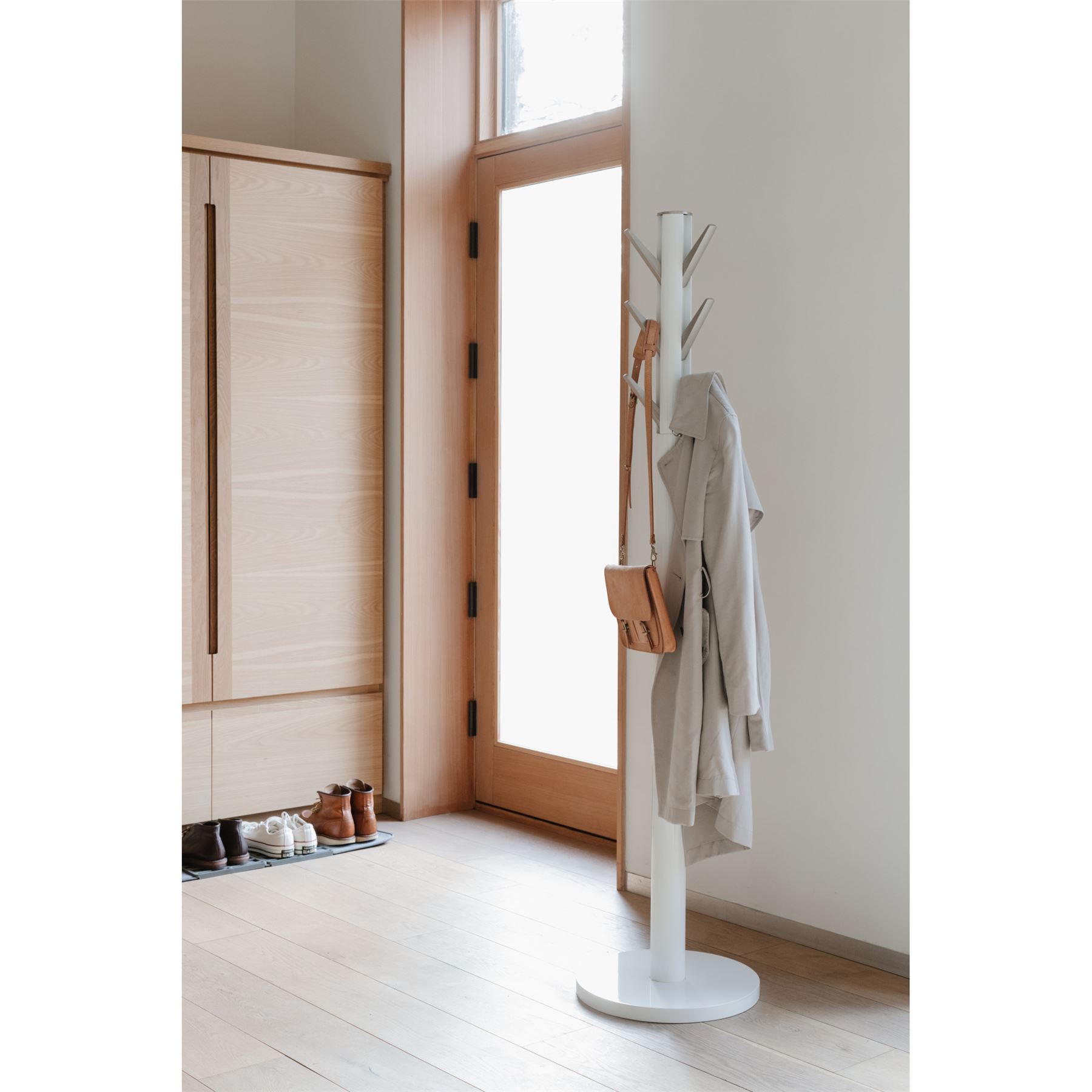 Umbra Flapper Floor Standing Coat Rack Hat Scarf Hallway Cloak Coat Room - Picture 26 of 36