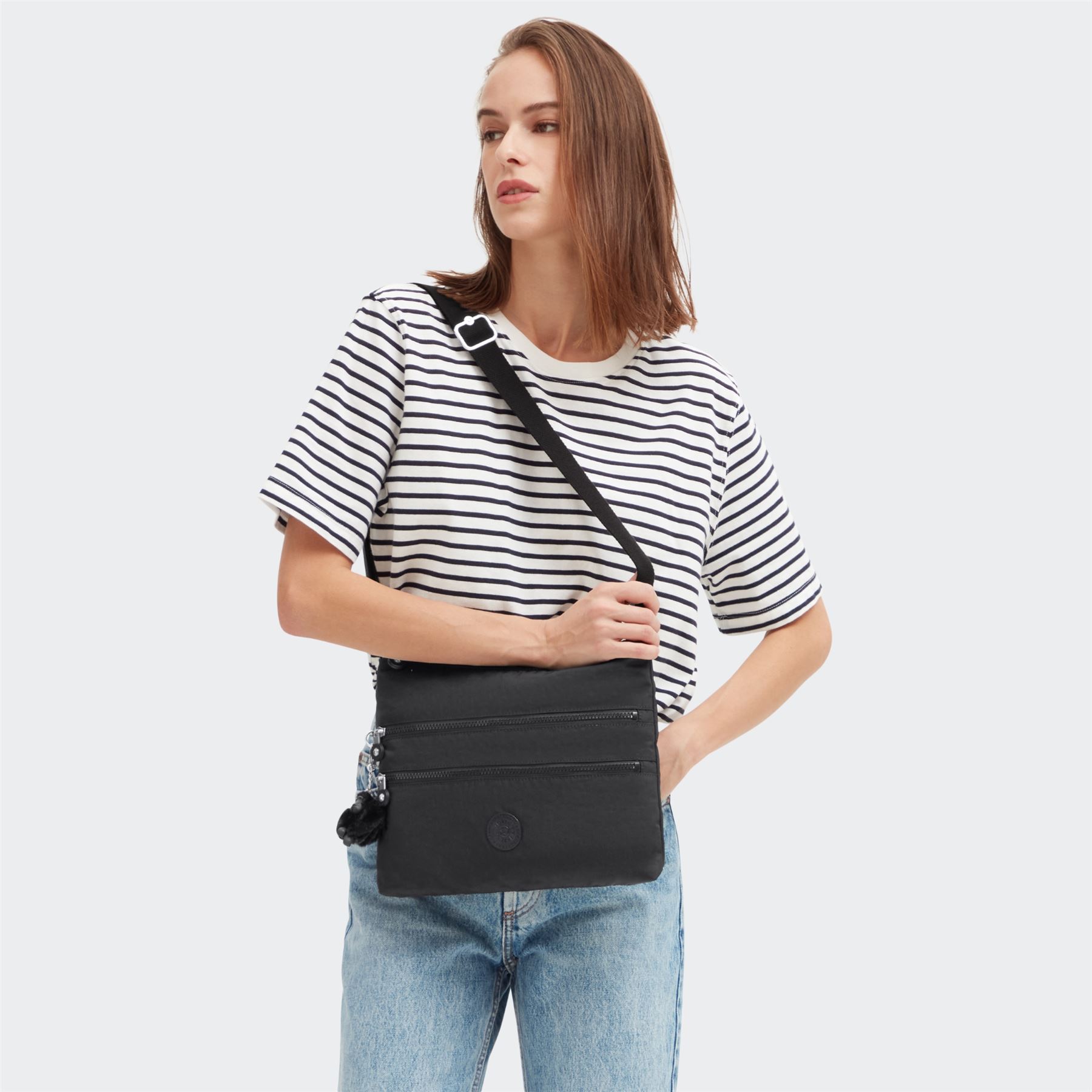 Kipling Alvar Handbag Women's Ladies Shoulder Classic Bag NEW Season Colours - Picture 7 of 108