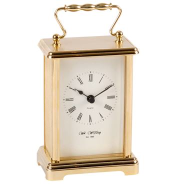 Wm Widdop Carriage Clock Aluminium Case Roman Numerals Battery Powered - Picture 7 of 7