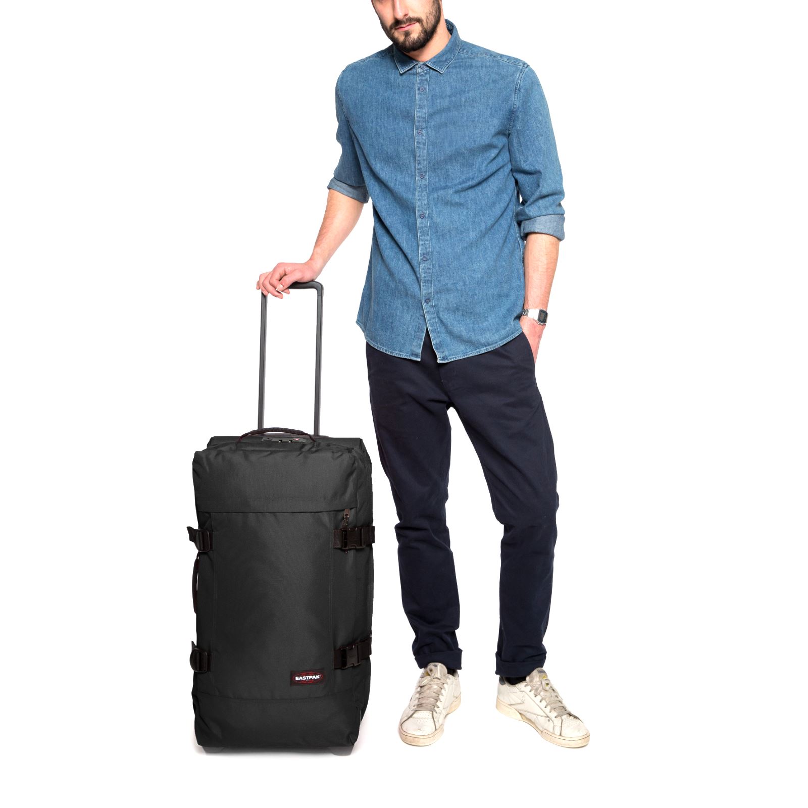 Easptak Tranverz M Medium Wheeled Rolling Holdall Luggage Duffel Travel Bag TSA - Picture 6 of 61