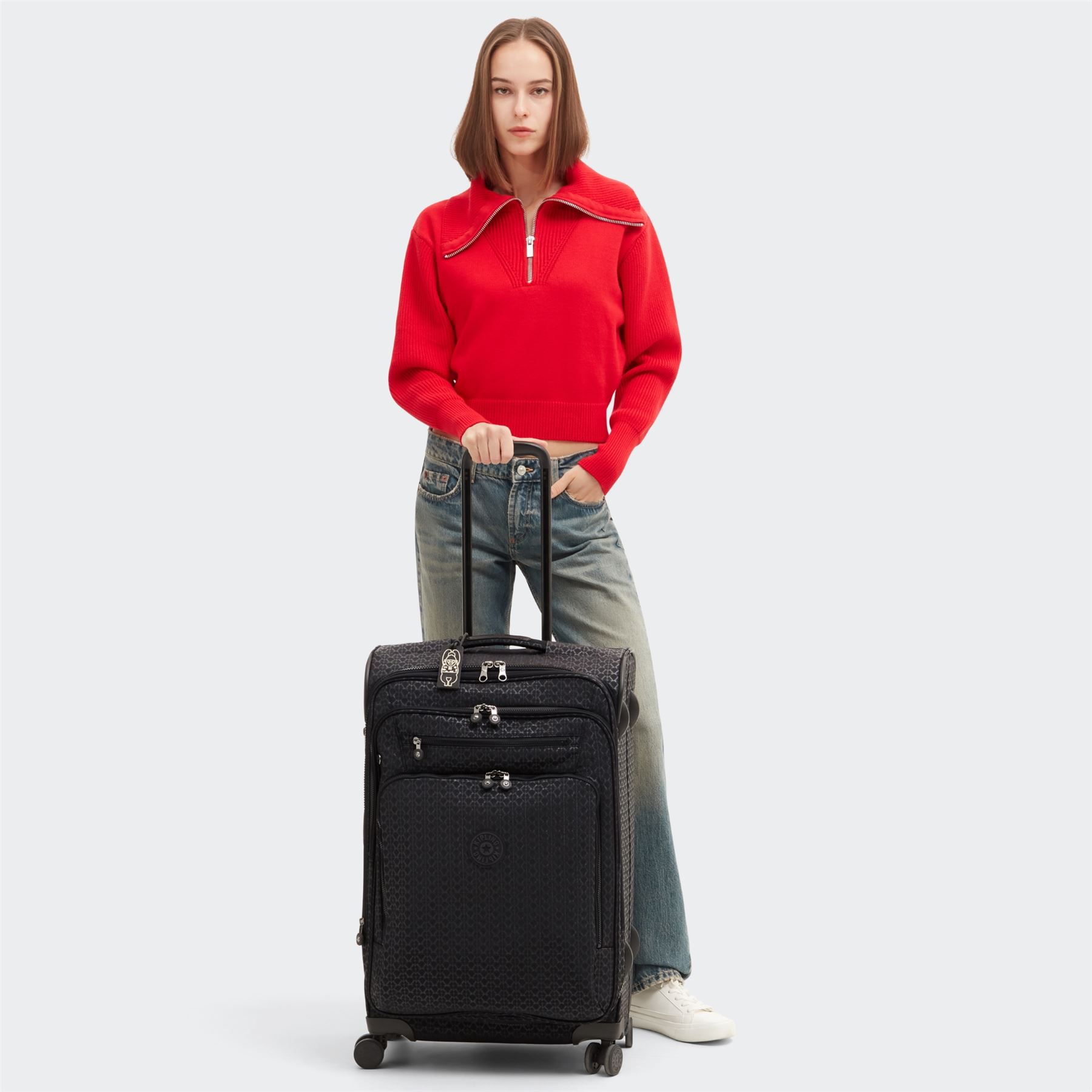 Kipling Youri Spin 4 Wheel Rolling Luggage Lightweight Water Repellent - Picture 54 of 86