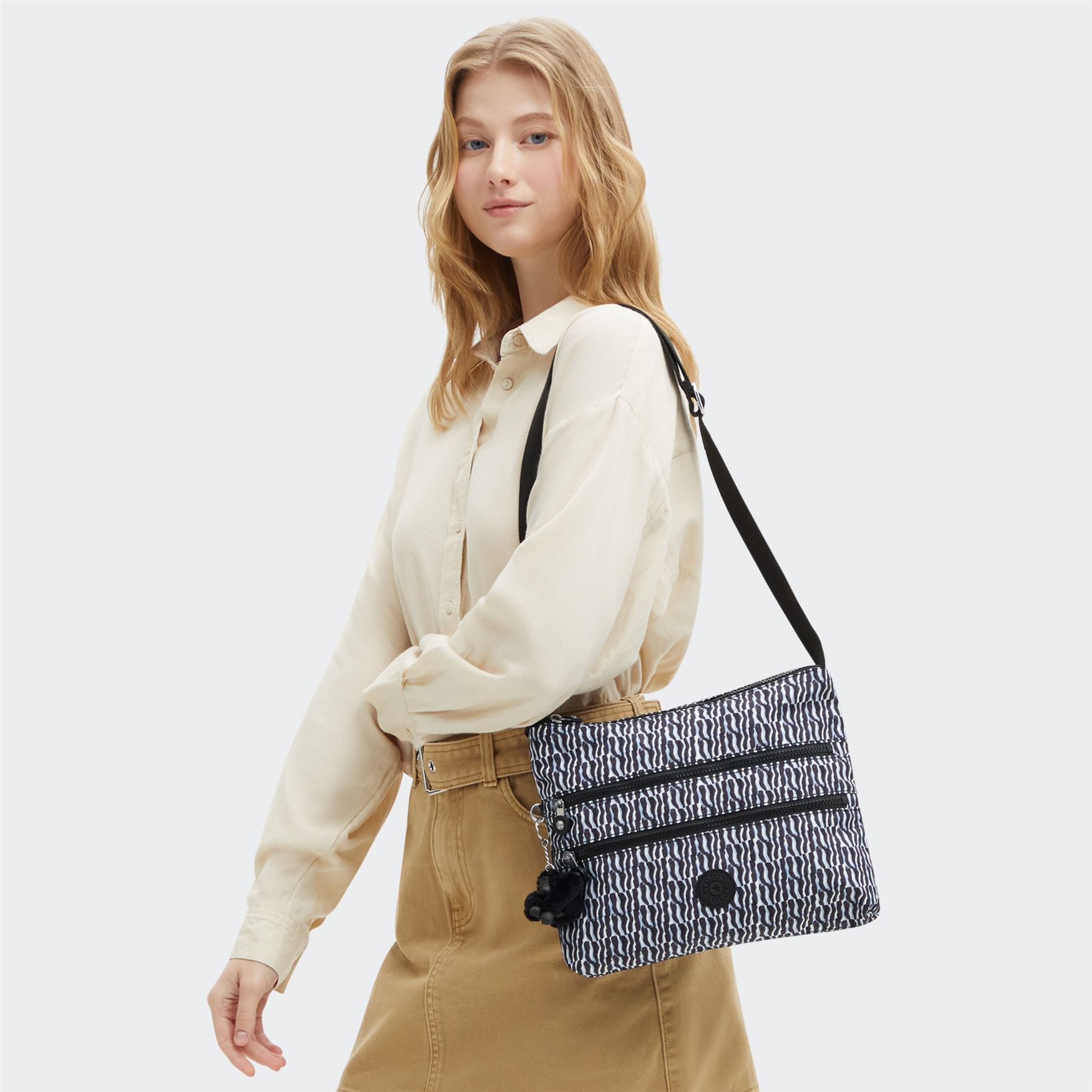 Kipling Alvar Handbag Women's Ladies Shoulder Classic Bag NEW Season Colours - Picture 61 of 108
