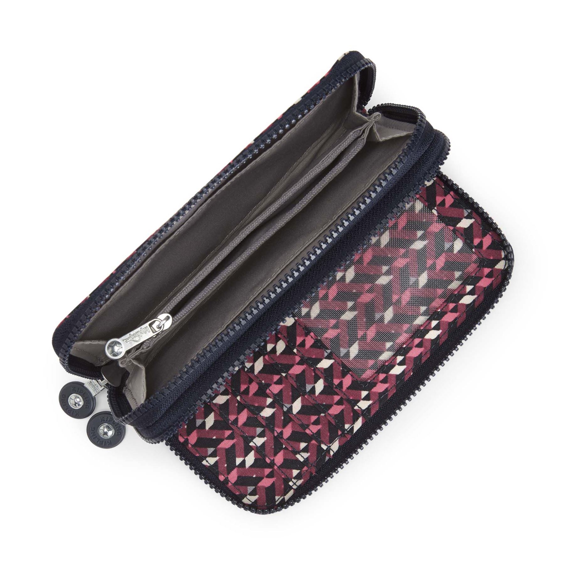 Kipling Basic Uzario Ladies 2 Section Large Purse / Wallet New 2018