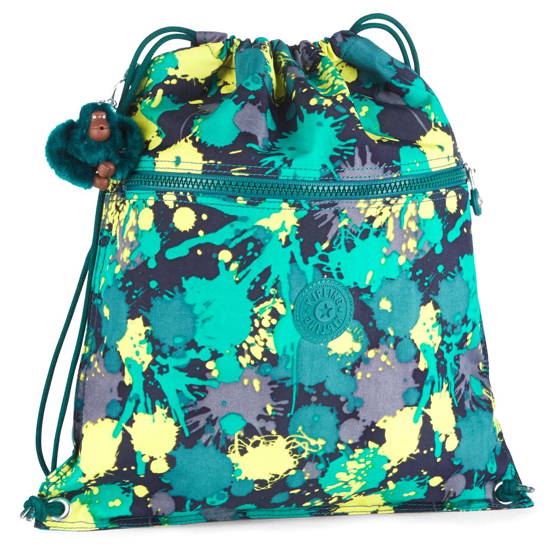 Kipling Supertaboo Traditional Drawstring Bag for School / Gym / Swimming eBay