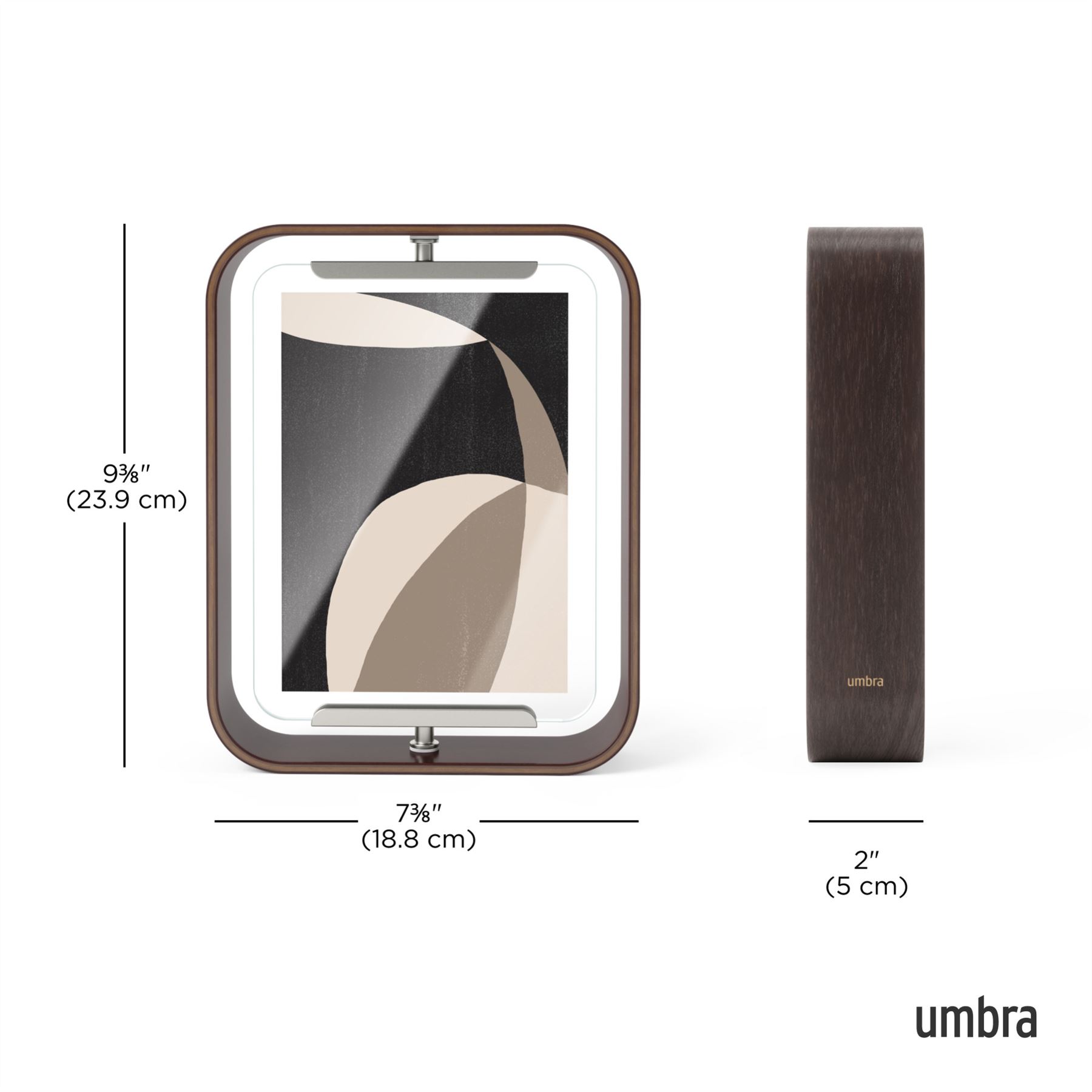 Umbra Bellwood Picture Frame Double Sided Curved Pivoting Picture Frame - Picture 10 of 61