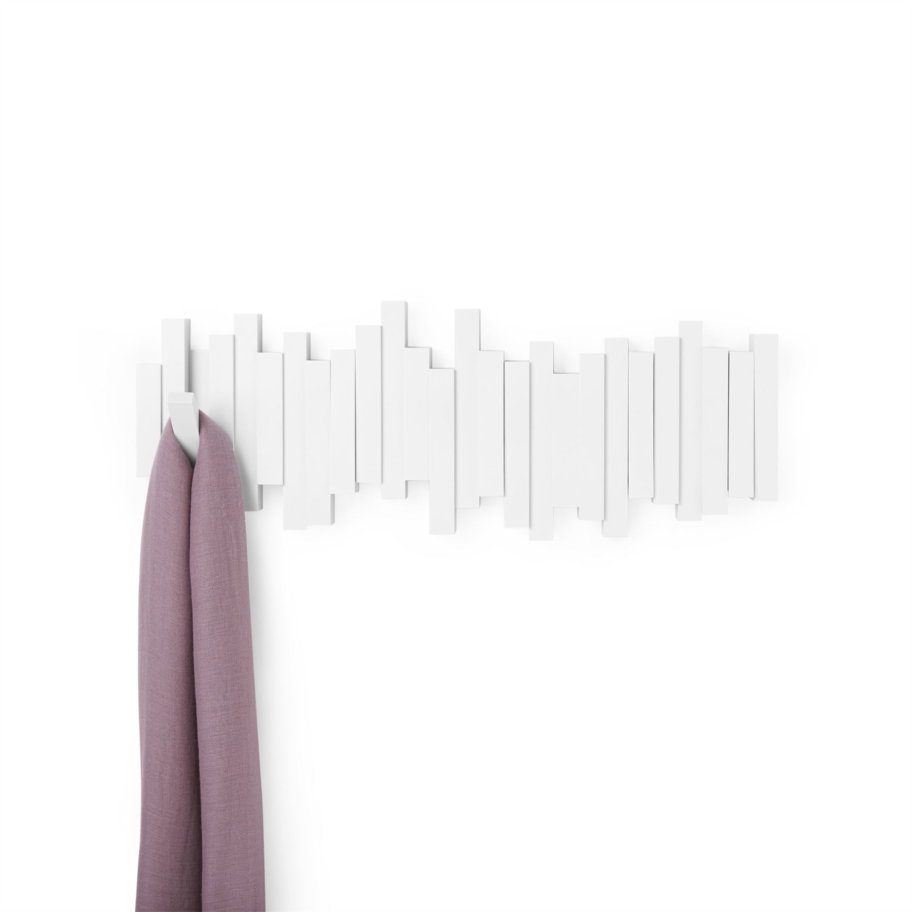 Umbra Sticks 5 Hooks Coat Clothes Holder Rack Hook Wall Hanger eBay