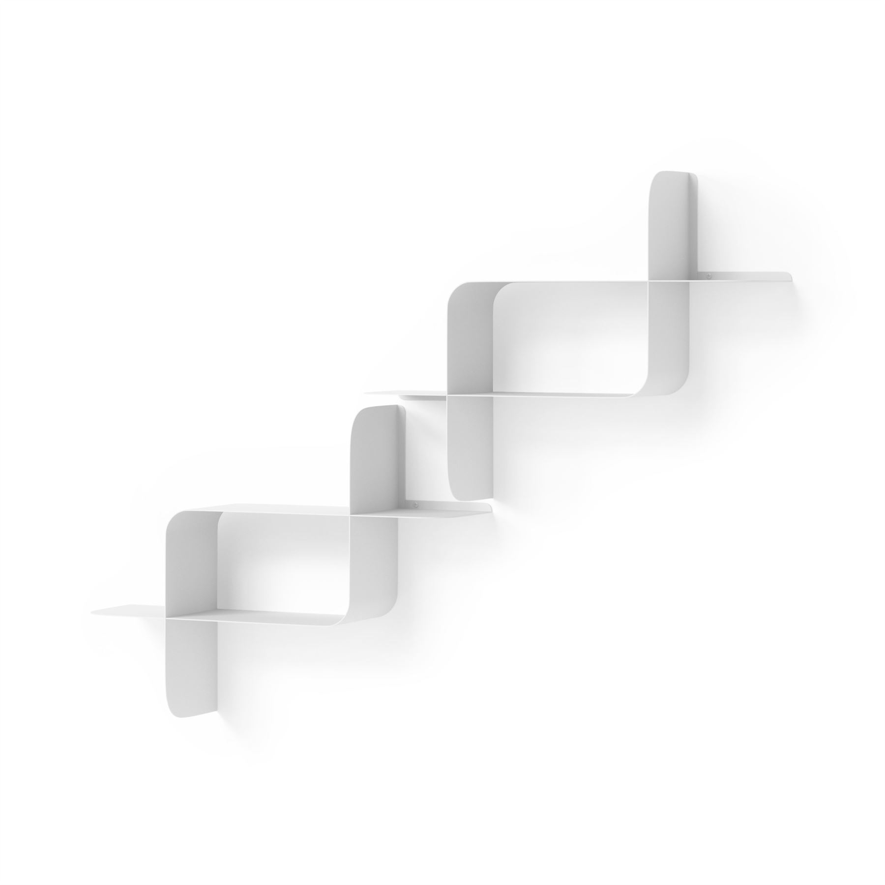 Umbra Montage Metal Shelf 2Pk Display Shelves Geometric Metal Shelves - Picture 14 of 21