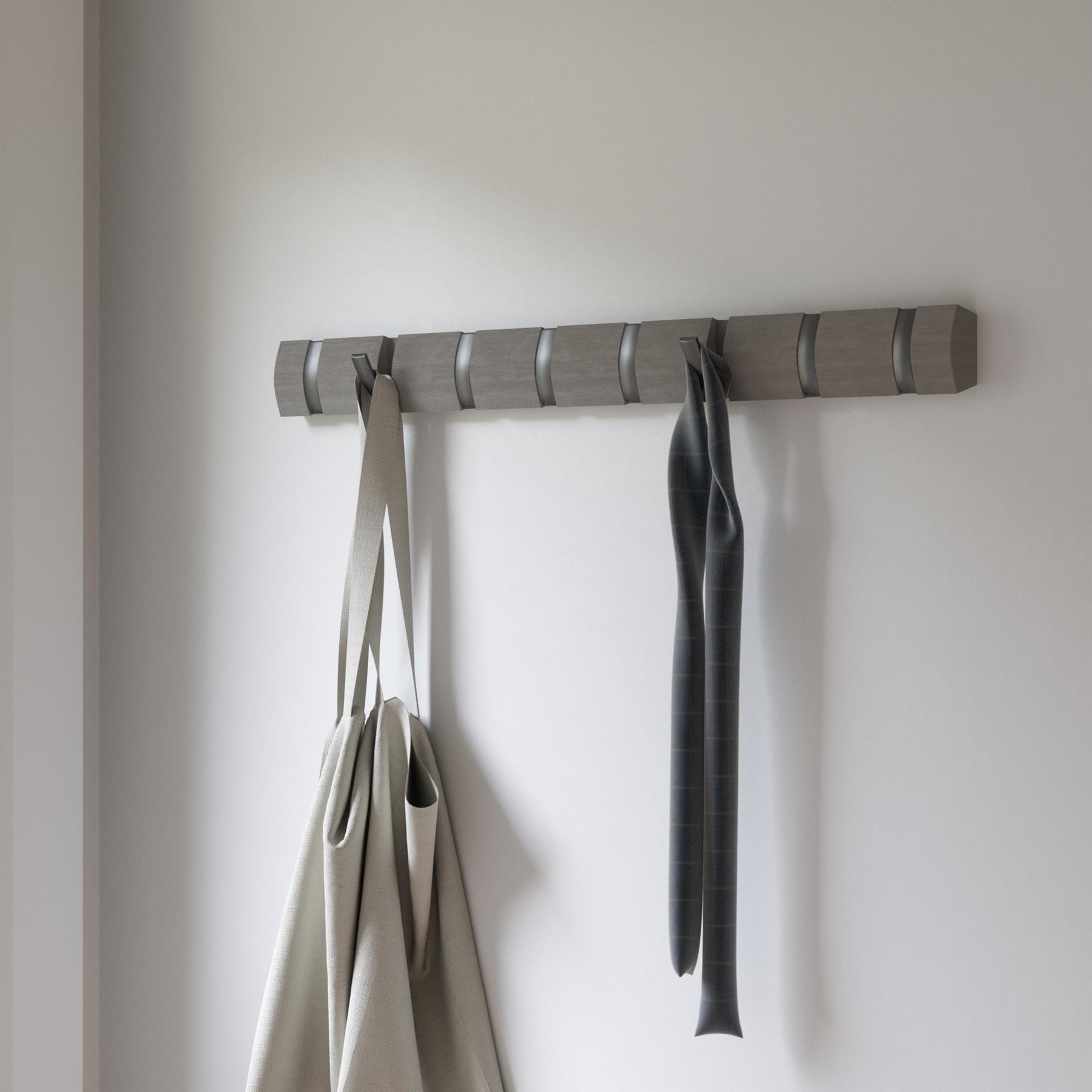Umbra Flip 3/5/8 Hooks Coat Clothes Holder Rack Hook Wall Hanger eBay