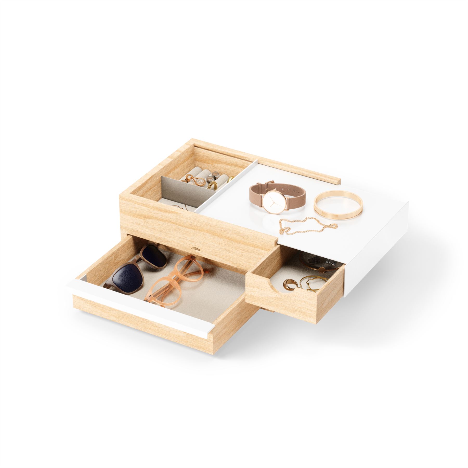 Jewellery Box Umbra Stowit Jewellery Box With Hidden Compartment Storage Box - Picture 12 of 21