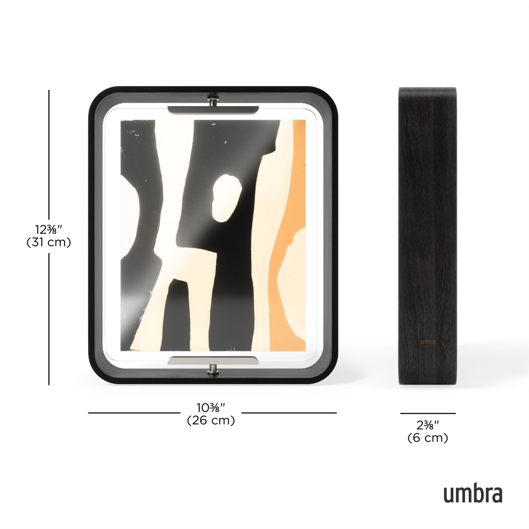 Umbra Bellwood Picture Frame Double Sided Curved Pivoting Picture Frame - Picture 52 of 61