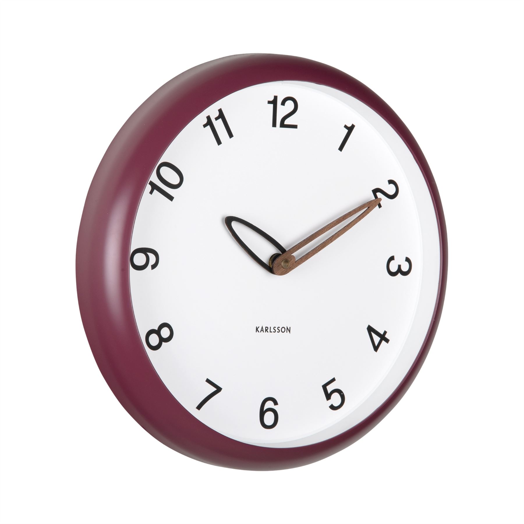 30cm Karlsson Bella Wall Clock Round Silent Non Ticking Wall Clock Home - Picture 12 of 20
