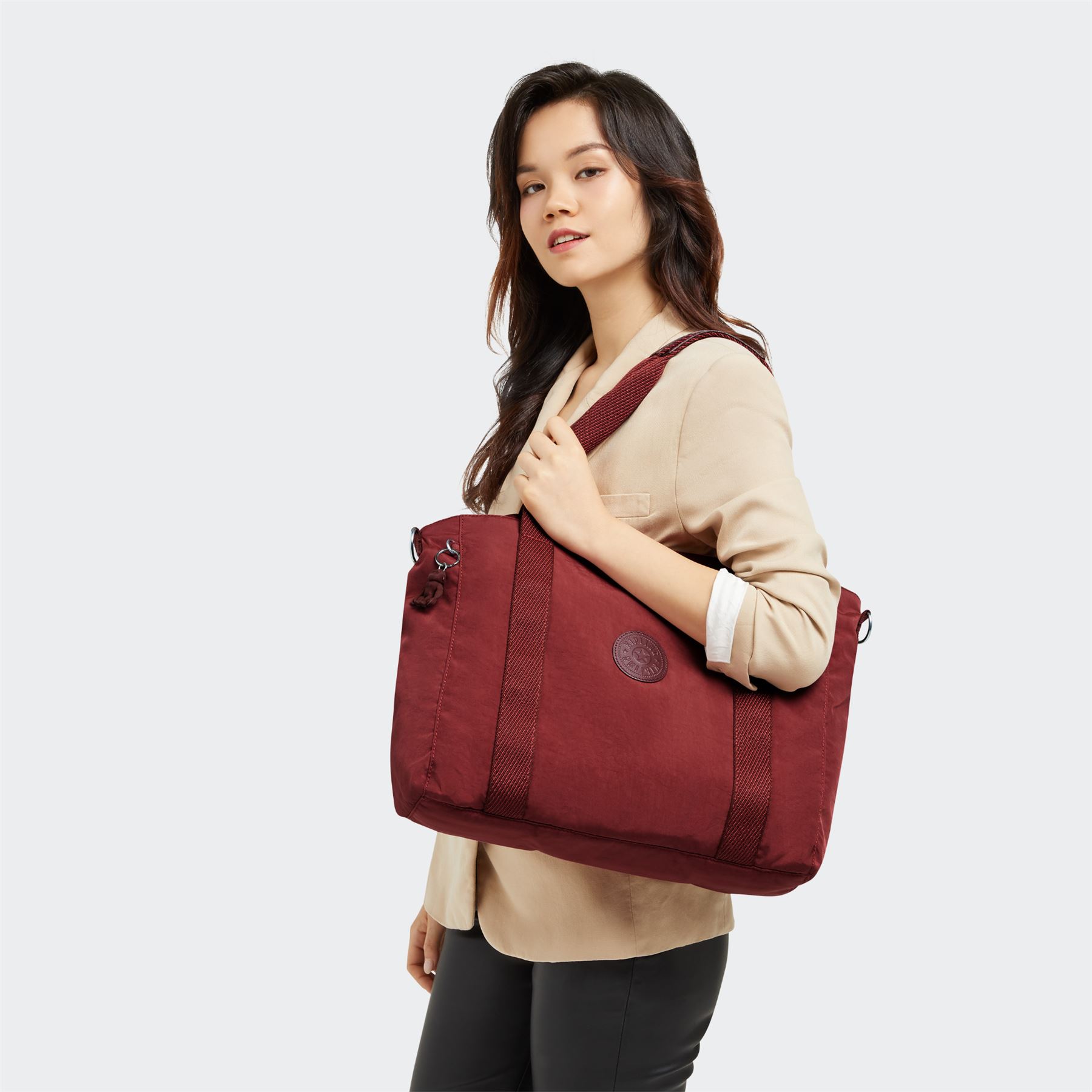 Kipling Asseni Large Tote Bag With Internal Pockets New 2022 Colours eBay