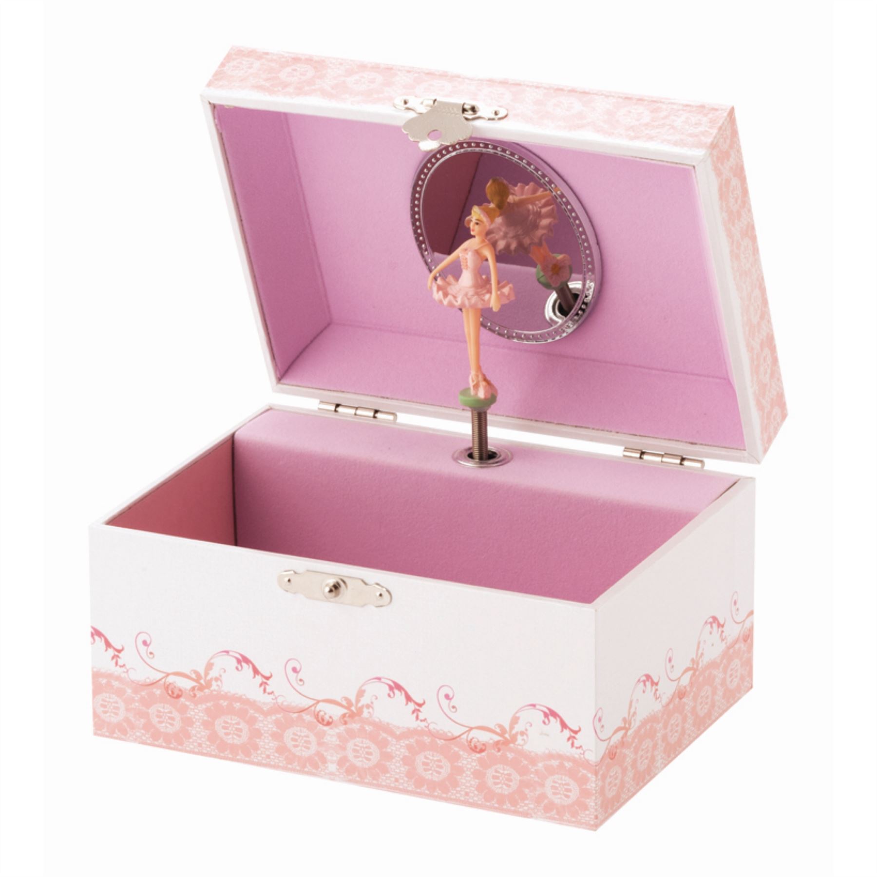 Musical Jewellery Box Mele & Co Ballet Shoe Girls Musical Jewellery Case - Picture 6 of 9