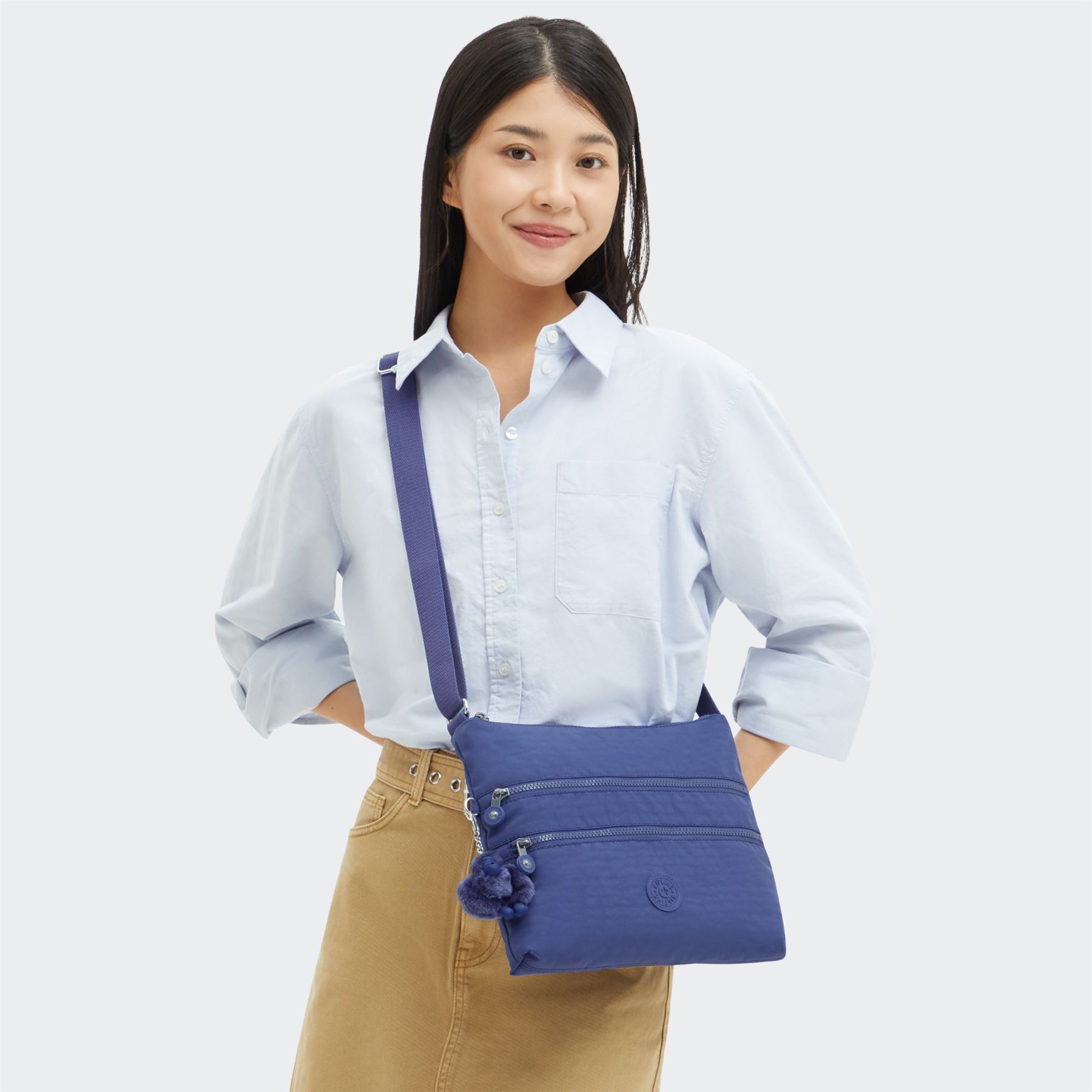 Kipling Alvar Handbag Women's Ladies Shoulder Classic Bag NEW Season Colours - Picture 78 of 108