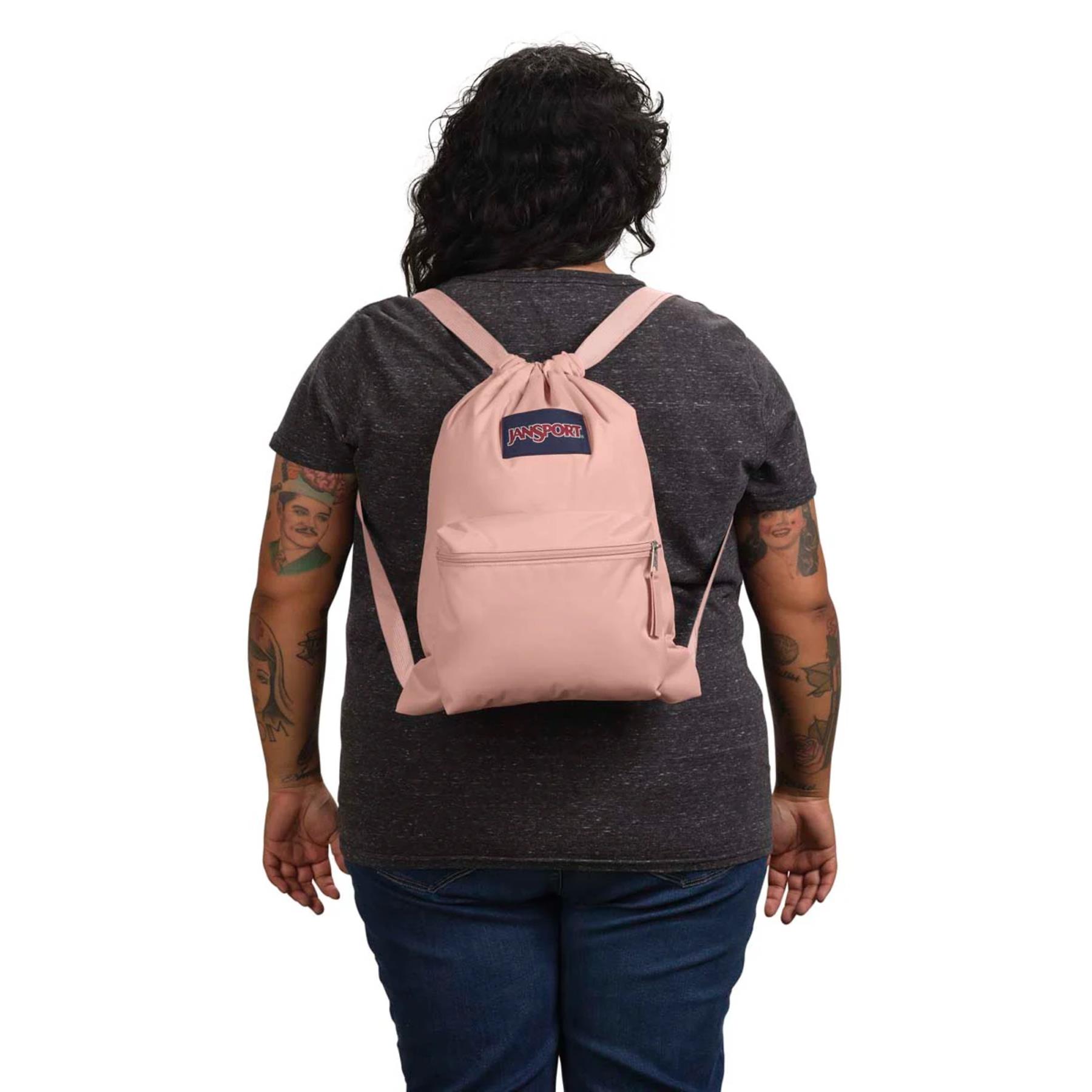 Jansport Drawsack Gym Bag Style Backpack Drawstring Sports Bag - Picture 7 of 13