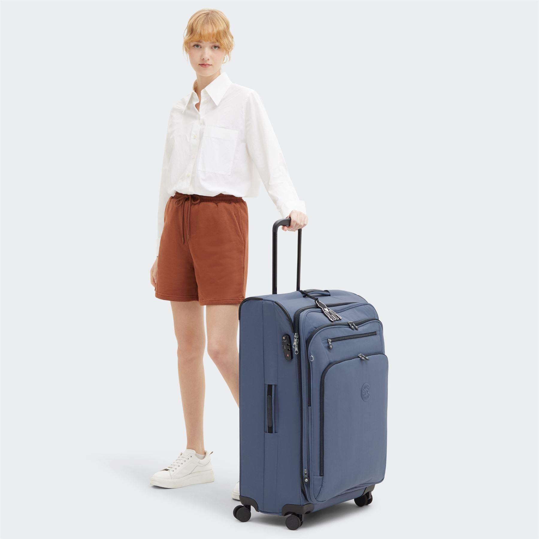 Kipling Youri Spin 4 Wheel Rolling Luggage Lightweight Water Repellent - Picture 20 of 86