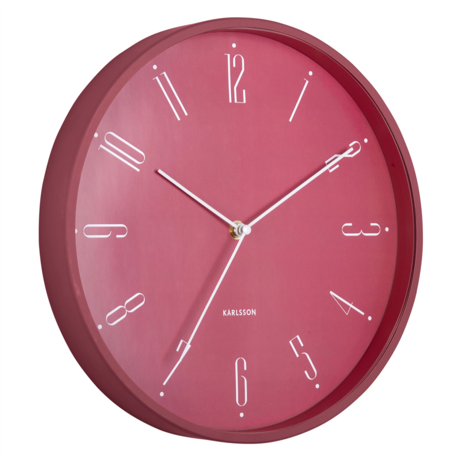 Round Wall Clock Karlsson Regal Numbers Elegant 30cm Wall Clock - Picture 8 of 21