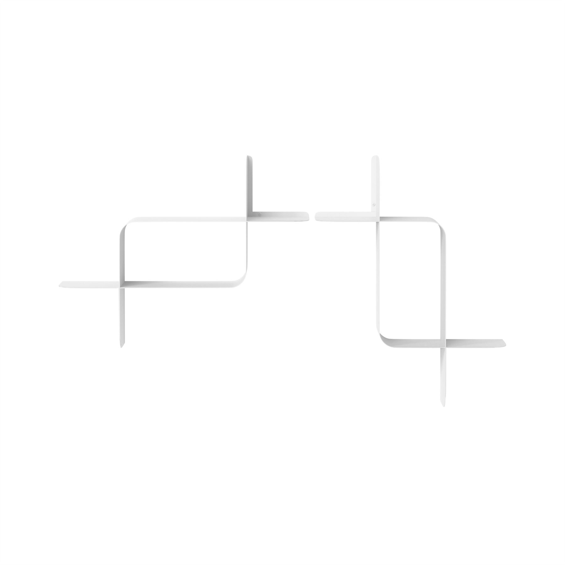 Umbra Montage Metal Shelf 2Pk Display Shelves Geometric Metal Shelves - Picture 19 of 21