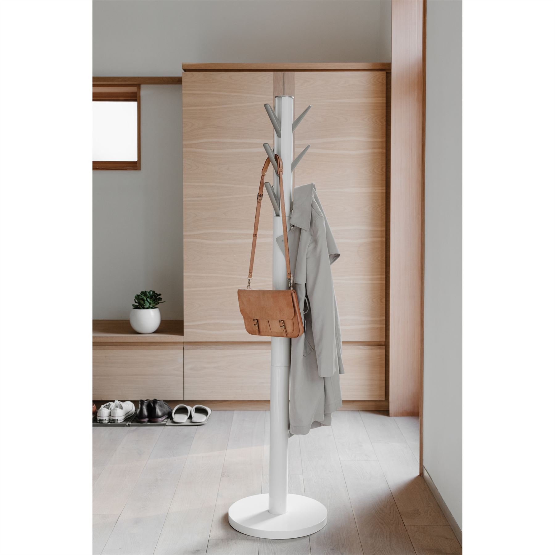Umbra Flapper Floor Standing Coat Rack Hat Scarf Hallway Cloak Coat Room - Picture 25 of 36