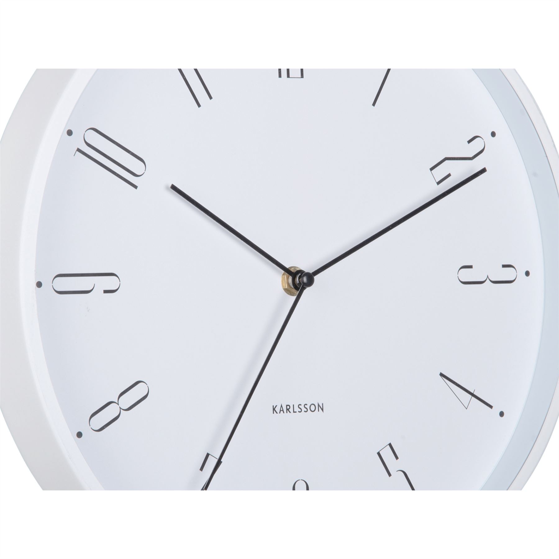 Round Wall Clock Karlsson Regal Numbers Elegant 30cm Wall Clock - Picture 20 of 21