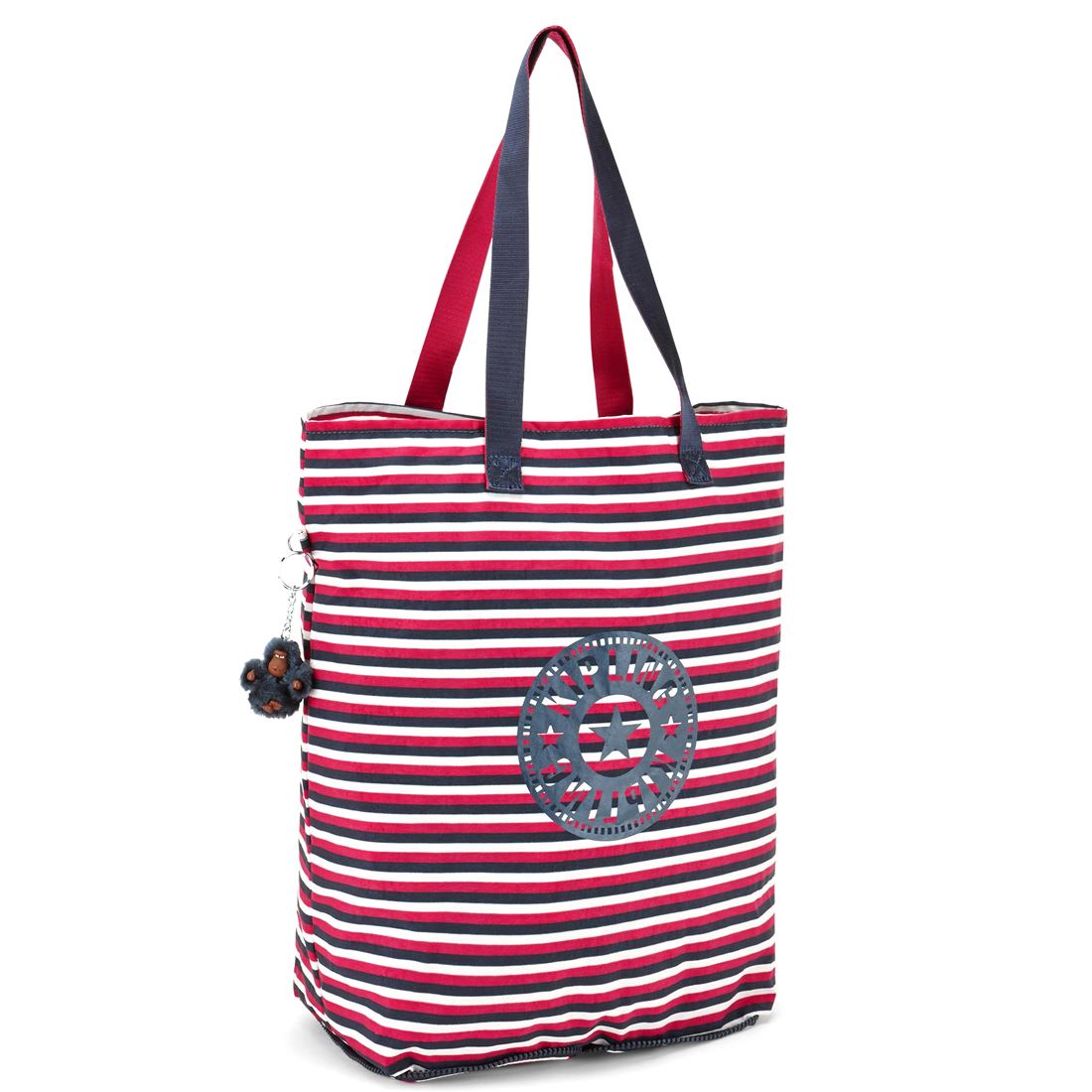 Kipling Hip Hurray 5 Folding / Fold Away Reusable Shopping Bag / Tote